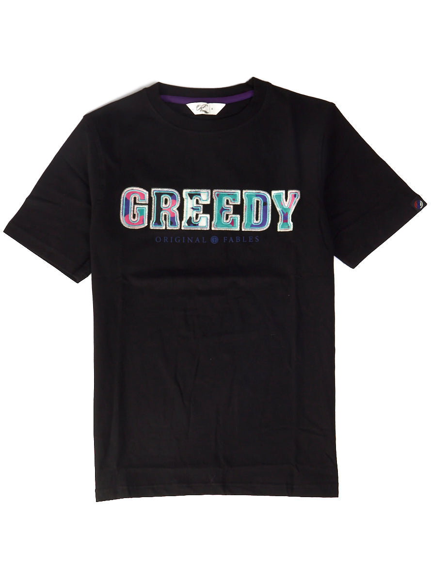 Original Fables T-Shirt - Greedy - Black