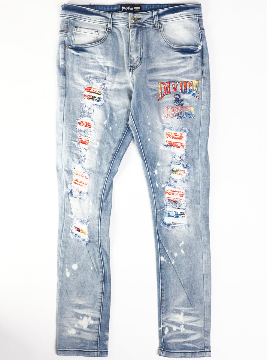 Motive Denim Jeans - Divide & Conquer - ACD Blue - MT52