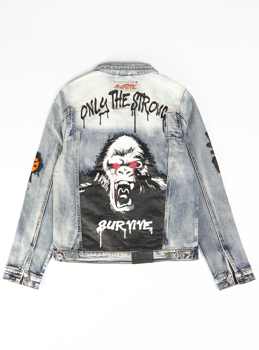 Motive Denim Denim Jacket - Survive - Vintage - MT74