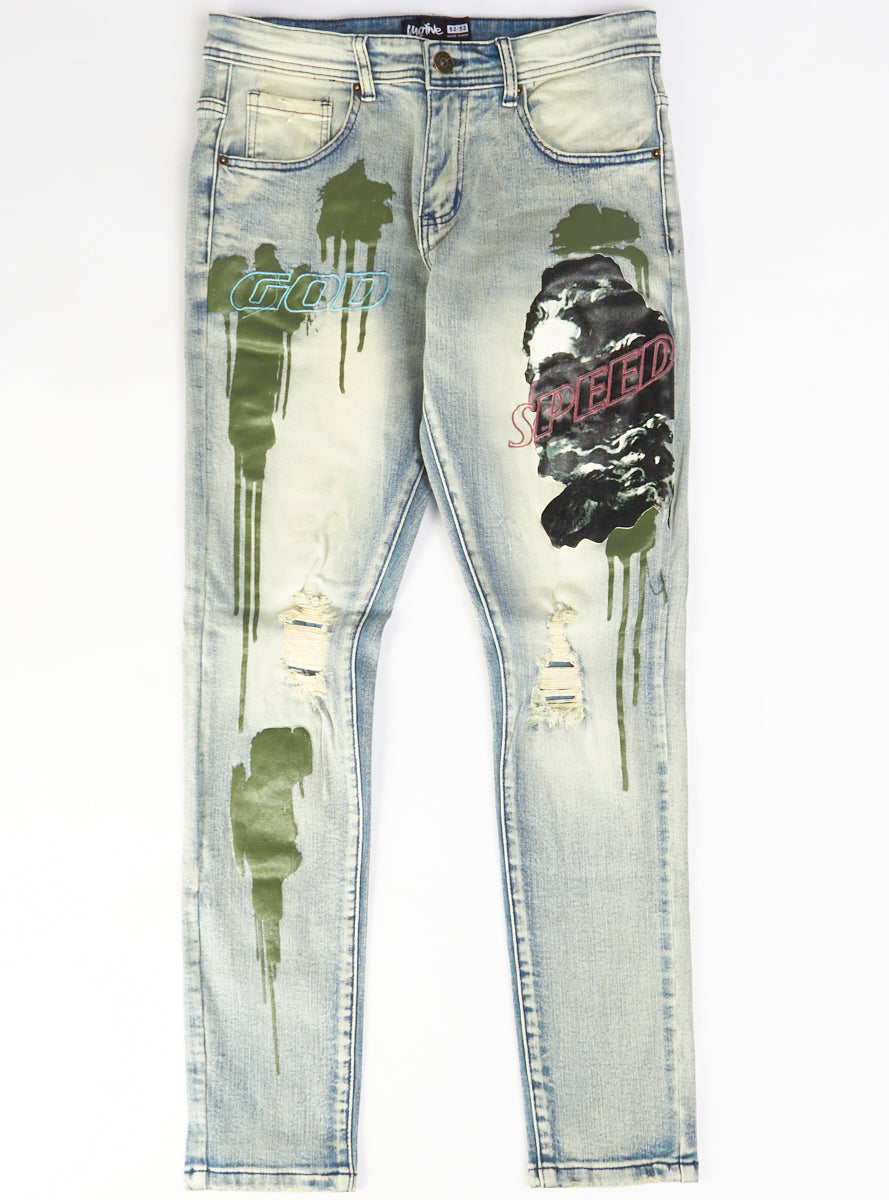 Motive Denim Jeans - GodSpeed - Indigo - M56