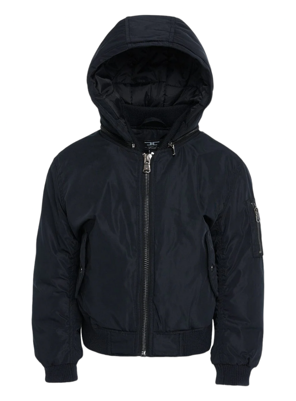 Jordan Craig Jacket - Kids Squadron Hooded Bomber - Black - 91610K