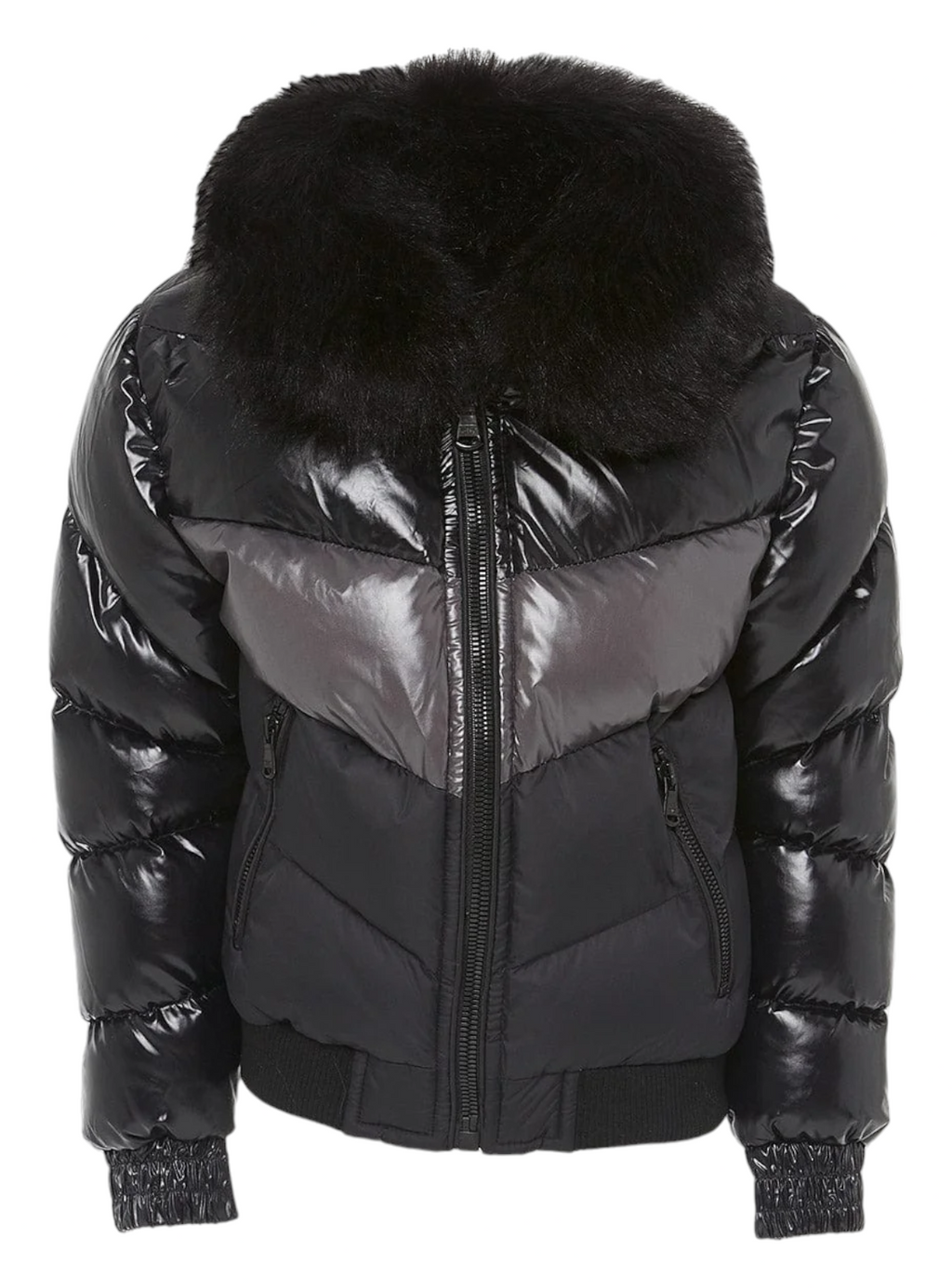 Jordan Craig Jacket - Kids Sugar Hill Puffer - Triple Black - 91587K