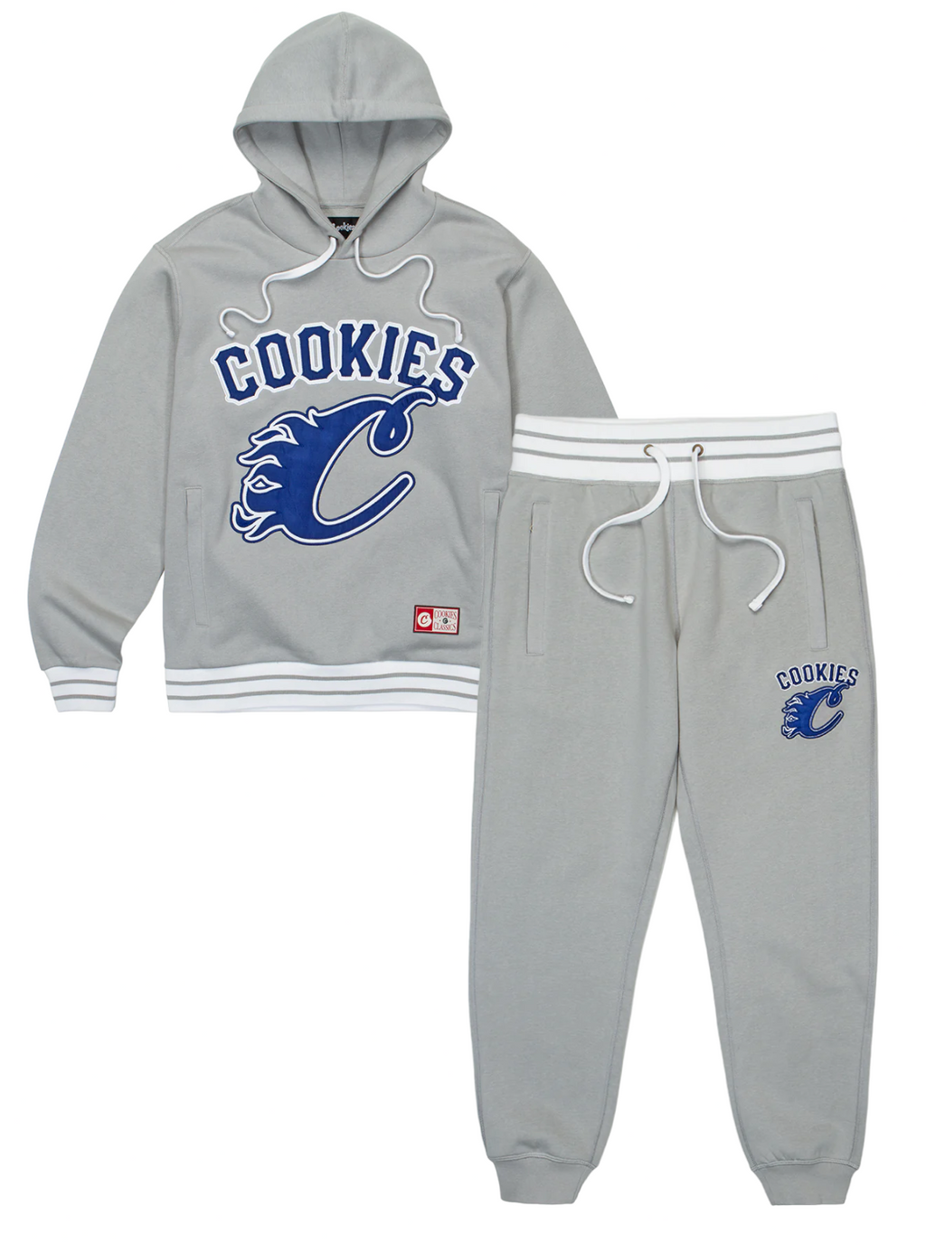 Cookies Sweatsuit - Breakaway Pullover - Grey - CM233HFC03