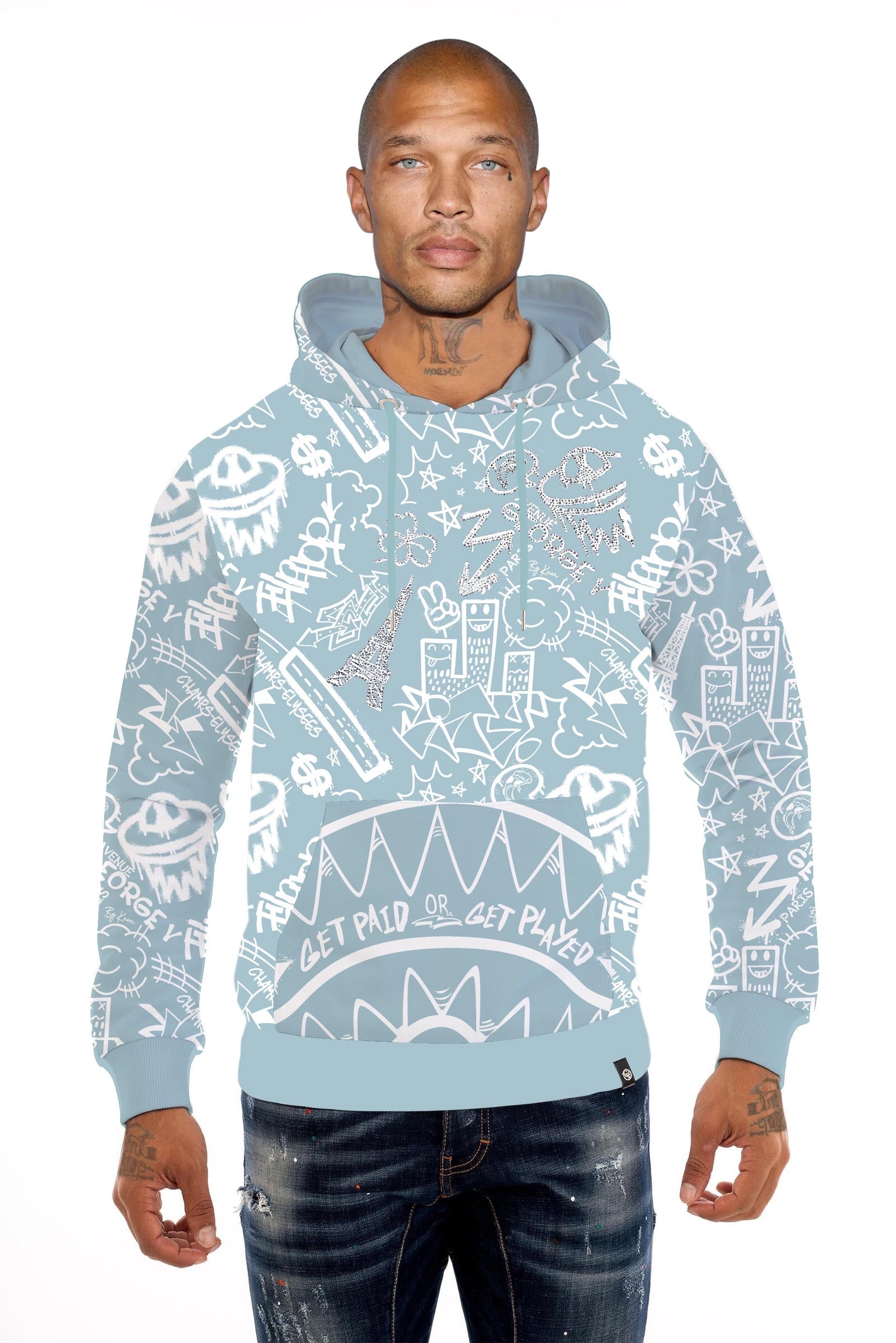 George V Hoodie - Paris Celebrations - Glacier Blue - GV2661