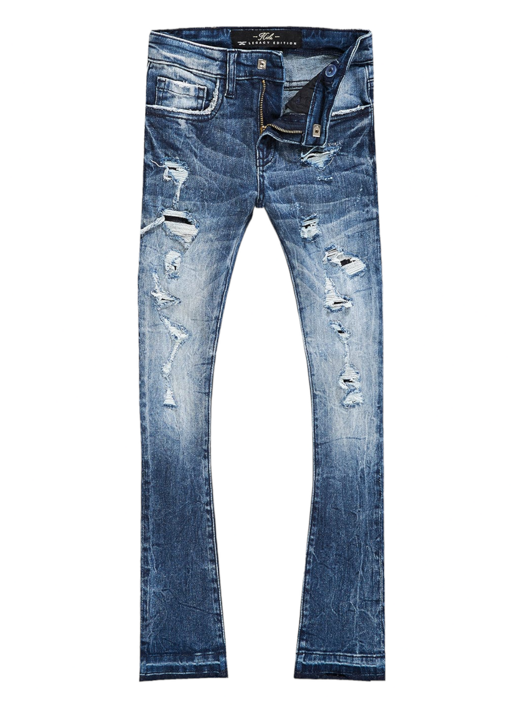 Jordan Craig Jeans - Kids Stacked Rockport - Deep Blue - JTF1167RK