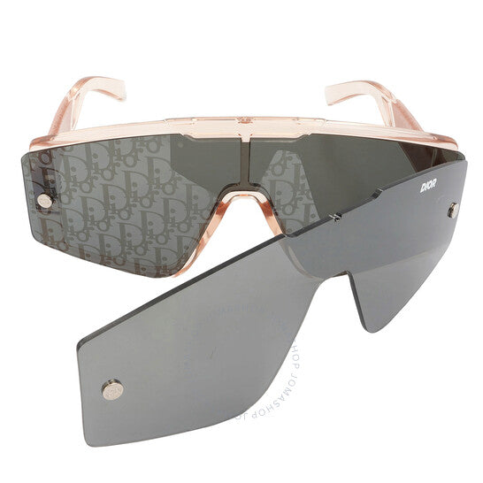 DIOR Glasses - Smoke Mirror Shield - Pink - 40A8