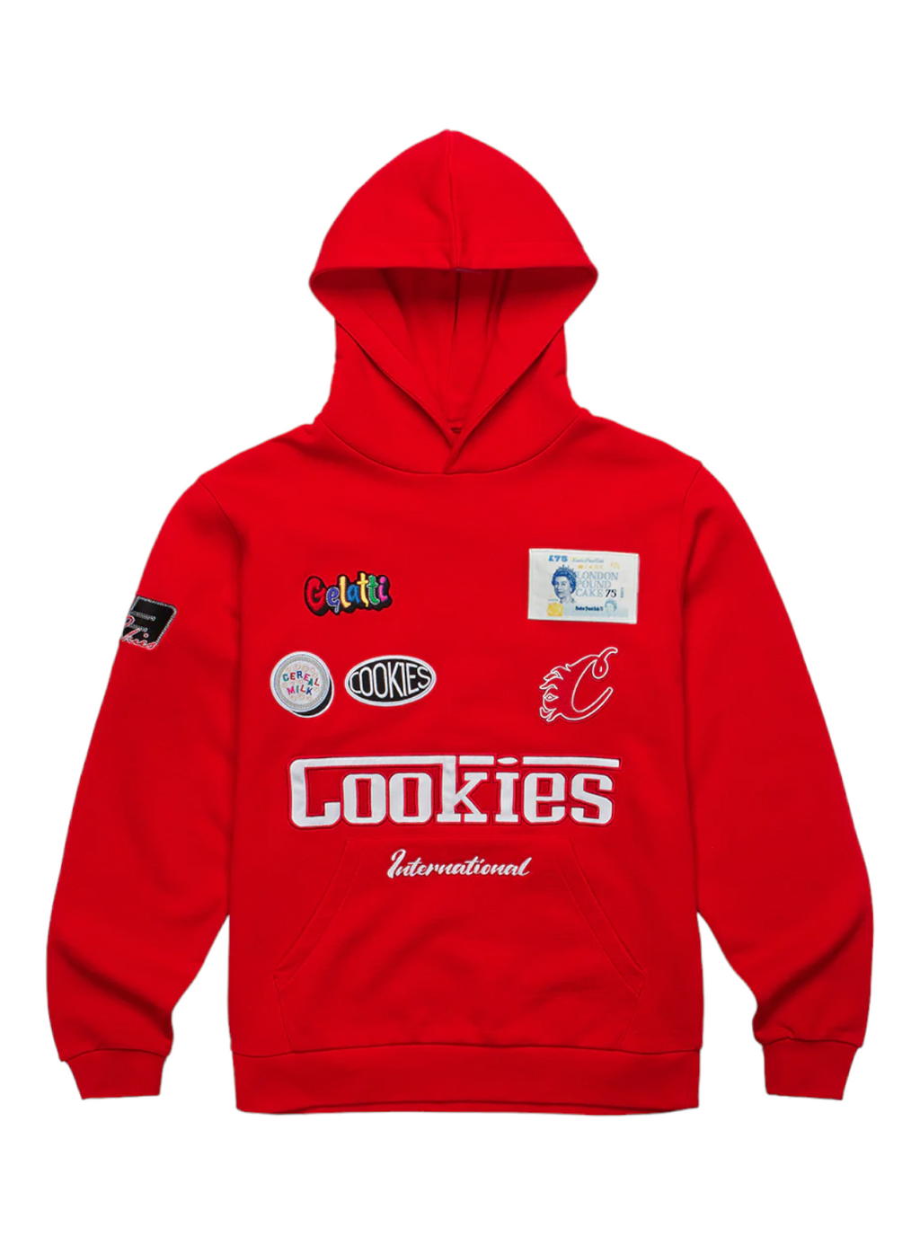 Cookies Hoodie - Enzo Pullover - Red - CM241HFC03