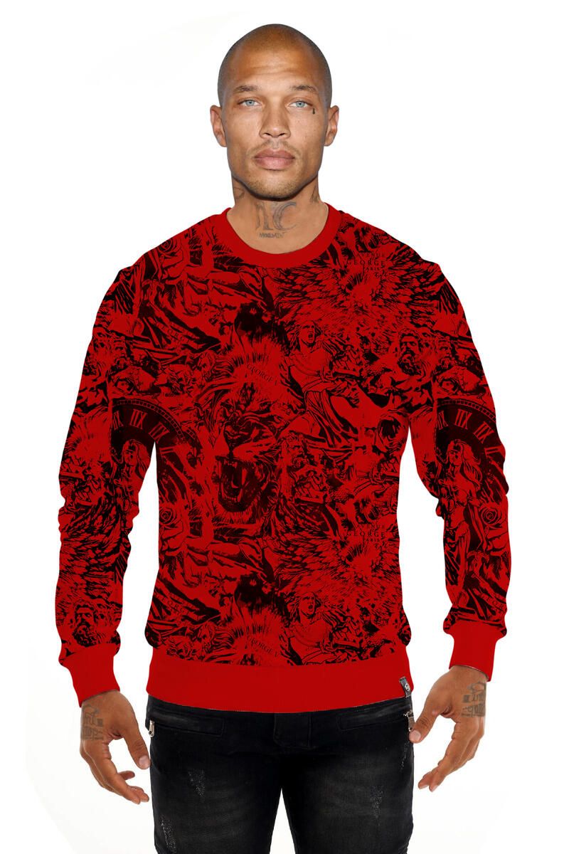 George V Sweater - Tigers - Red - GV2642