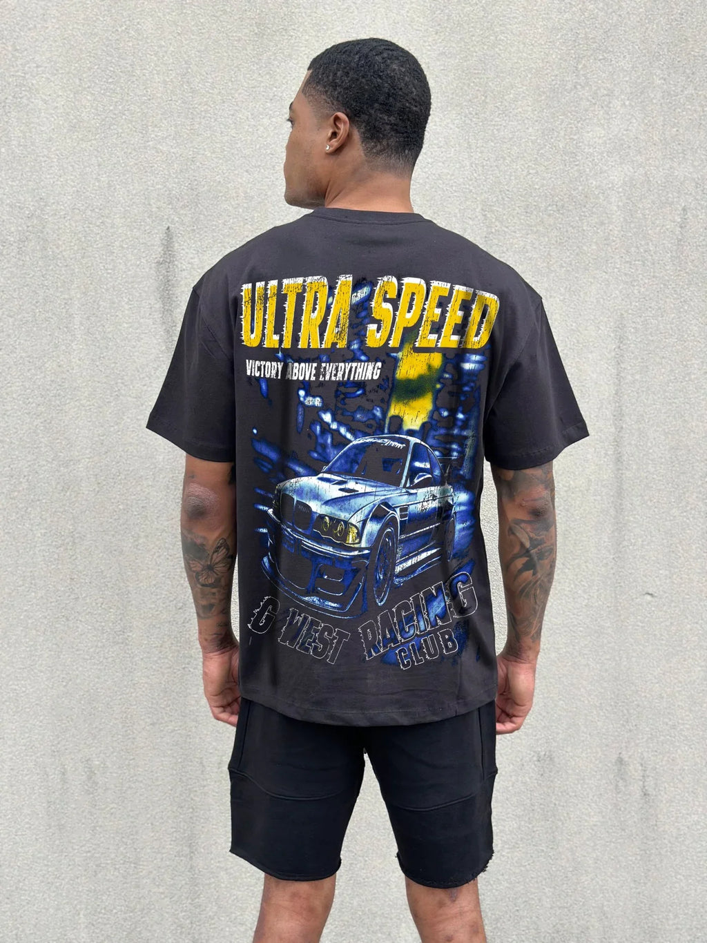 G West T-Shirt - Ultra Speed - Black - GWDSPPT9114