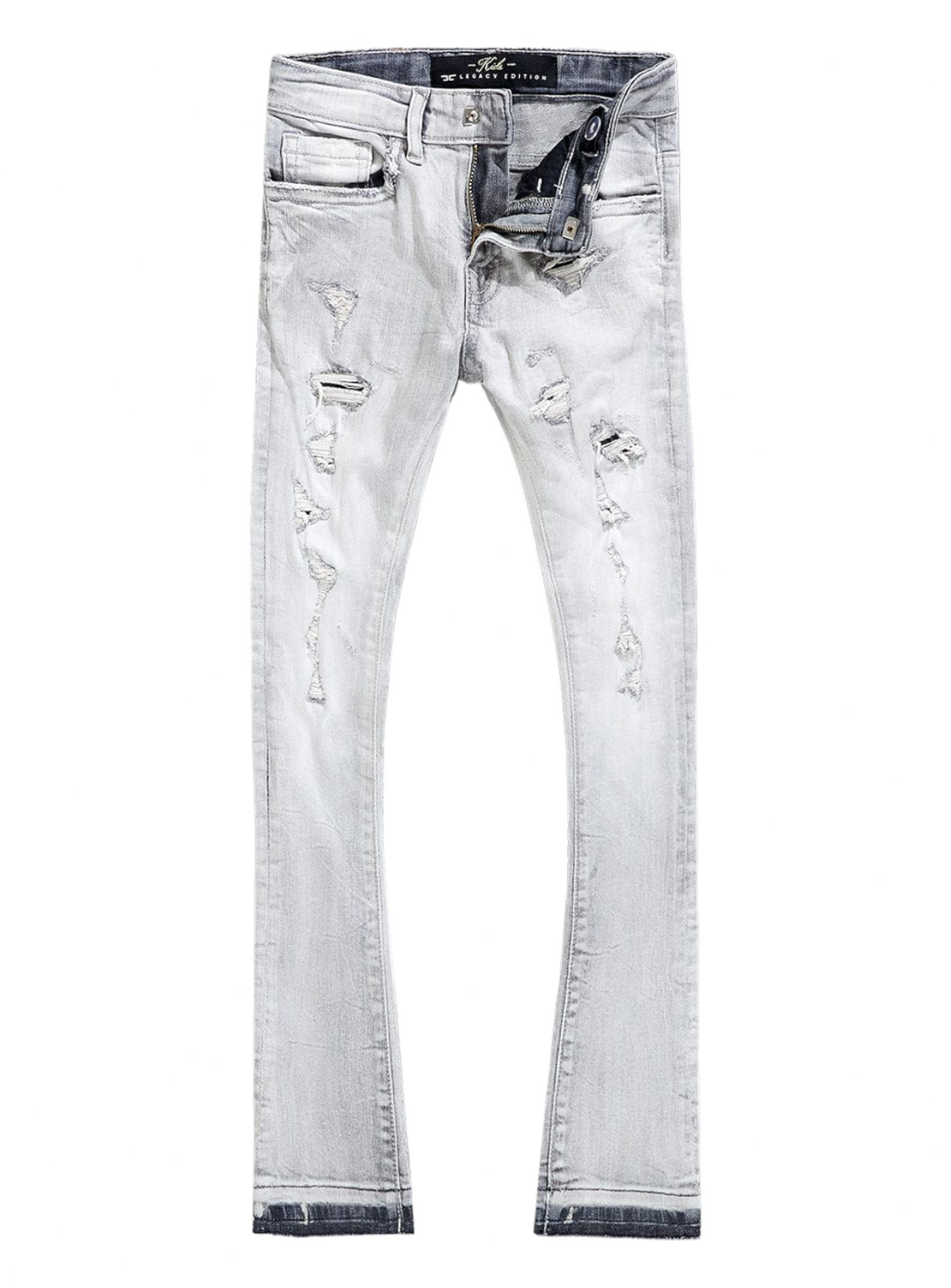 Jordan Craig Jeans - Kids Stacked Rockport - Arctic Grey - JTF1167RK