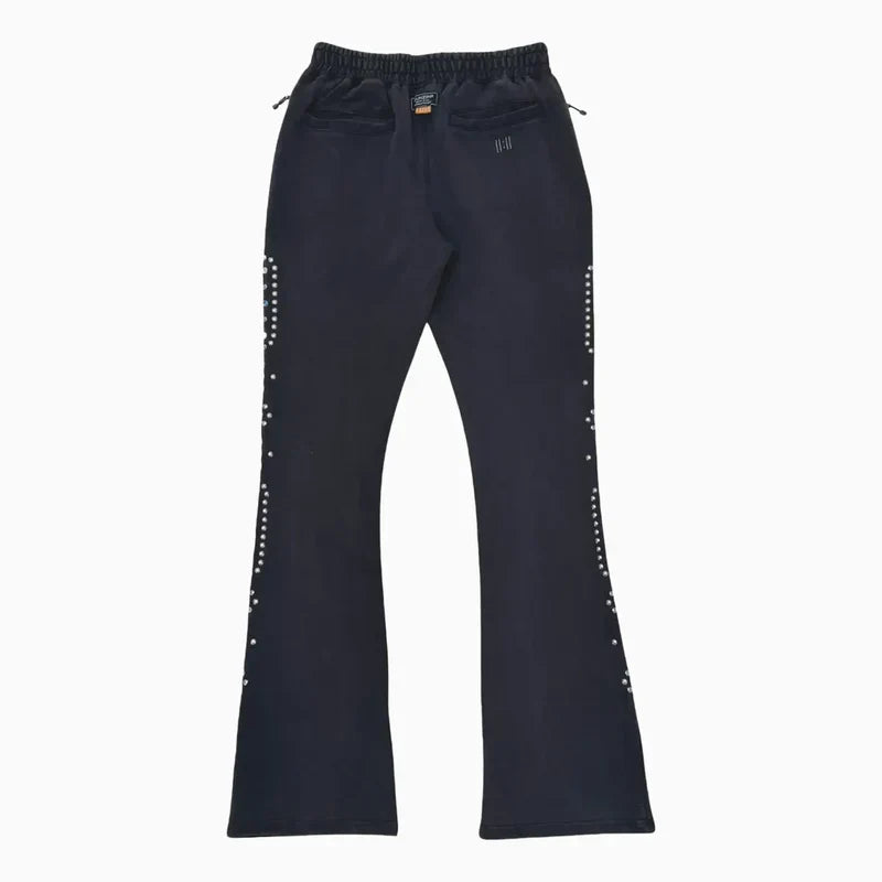 Gunzinii Sweatpants - Stacked Black - GZ684