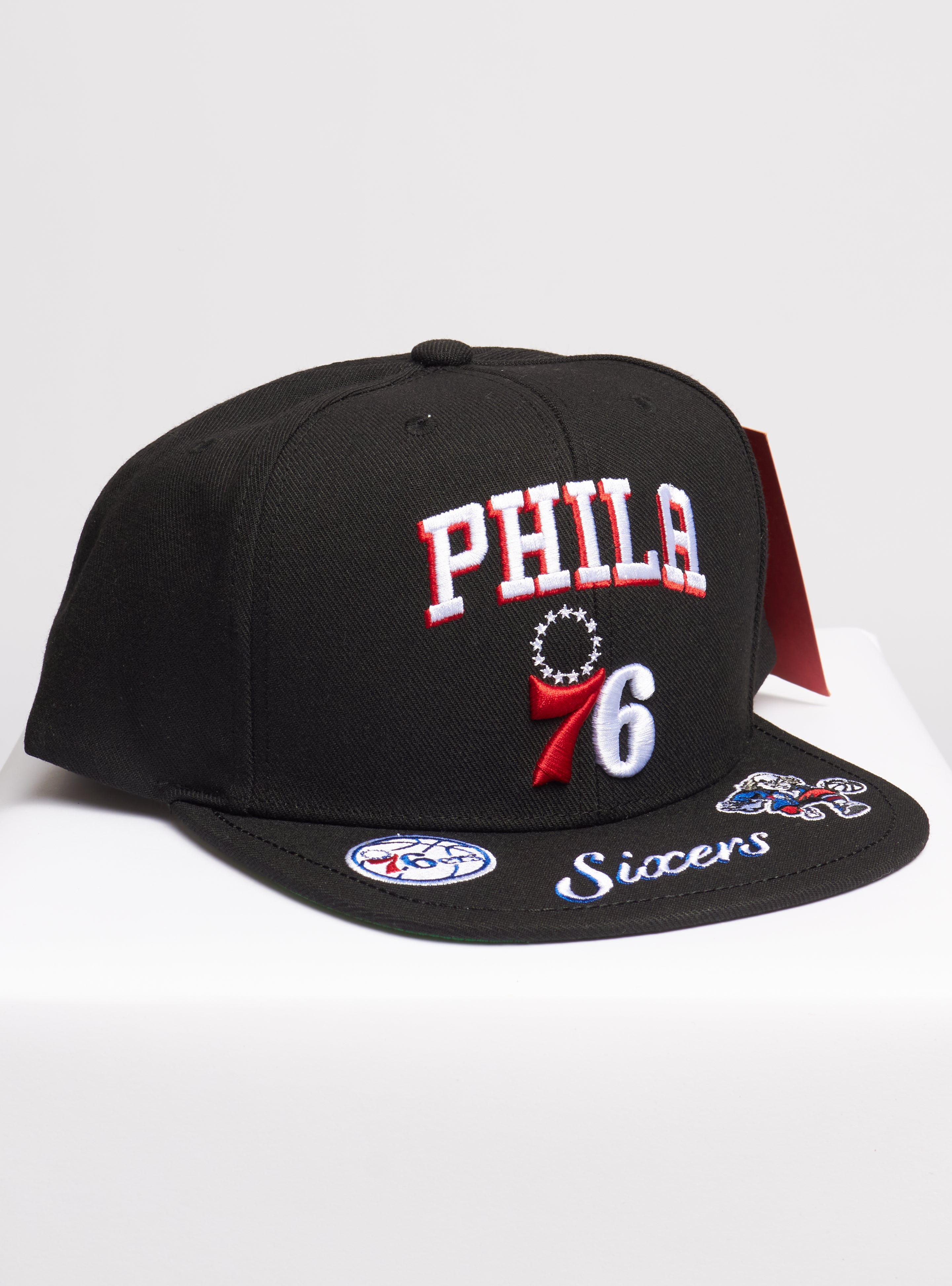 Mitchell & Ness Snapback - NBA Front Loaded HWC Philadelphia 76ers - Black - SH20027