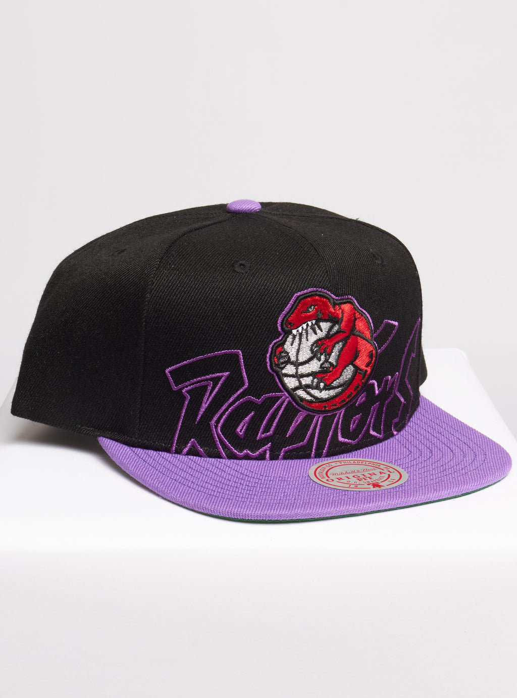 Mitchell & Ness Snapback - NBA Low Big Face HWC Toronto Raptors - Black And Purple - SH20025