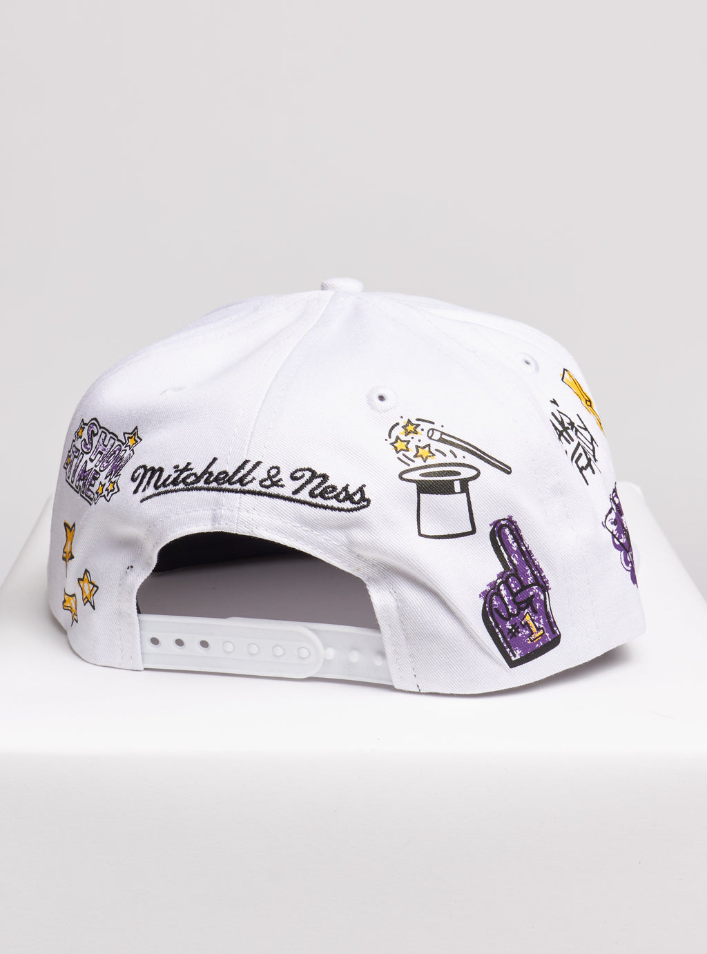 Mitchell & Ness Snapback - NBA Hand Drawn Los Angeles Lakers - White - SH20037