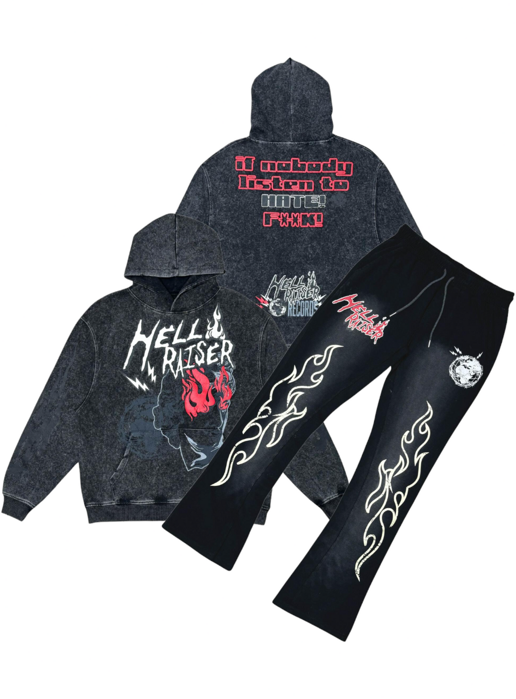 Civilized Sweatsuit - Hell Raiser - Black - CV3373