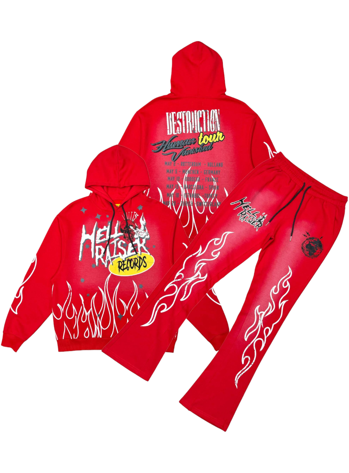 Civilized Sweatsuit - Hell Raiser - Vintage Red - CV3375