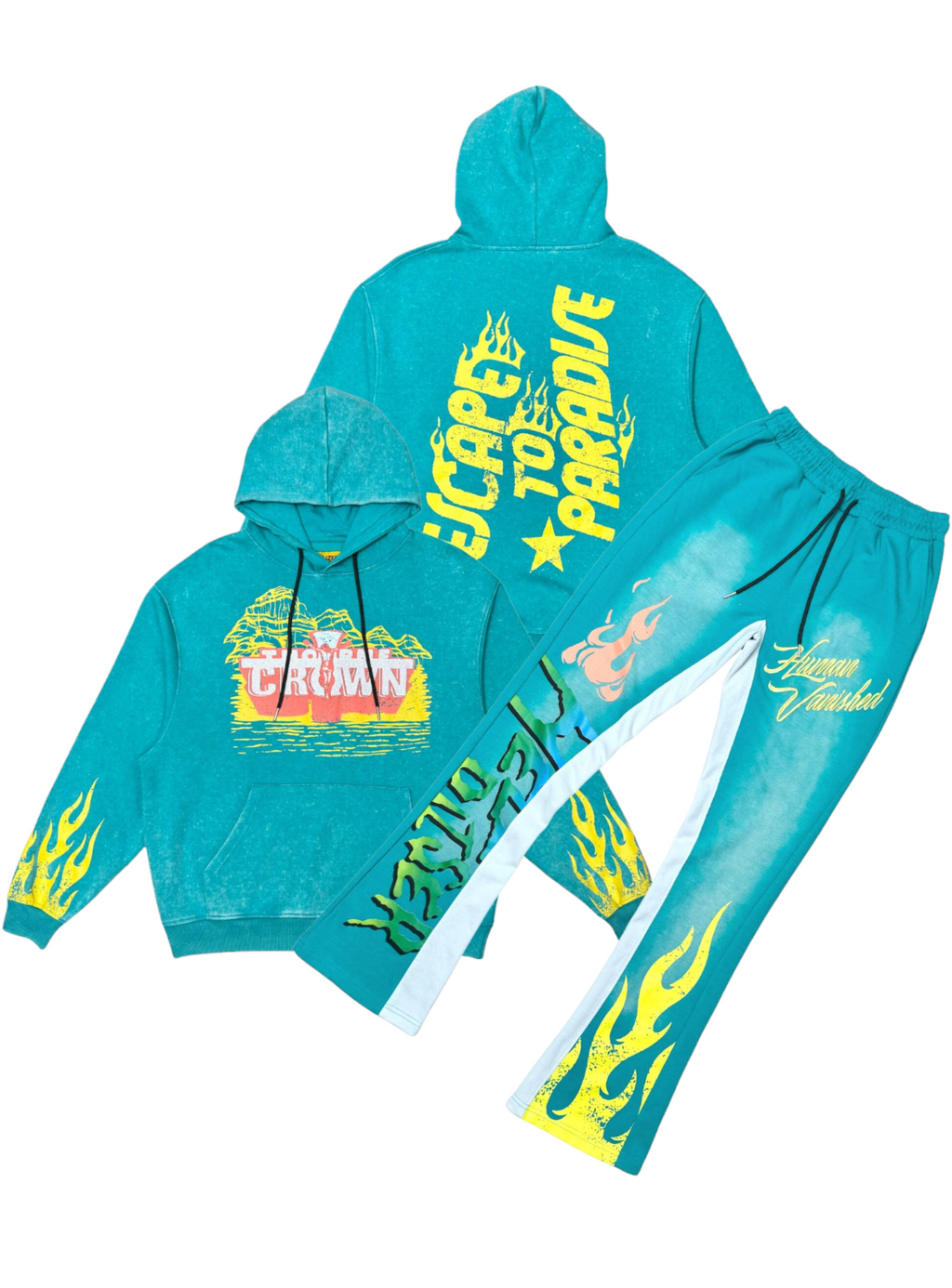 Civilized Sweatsuit - Hell Raiser - Teal - CV3363