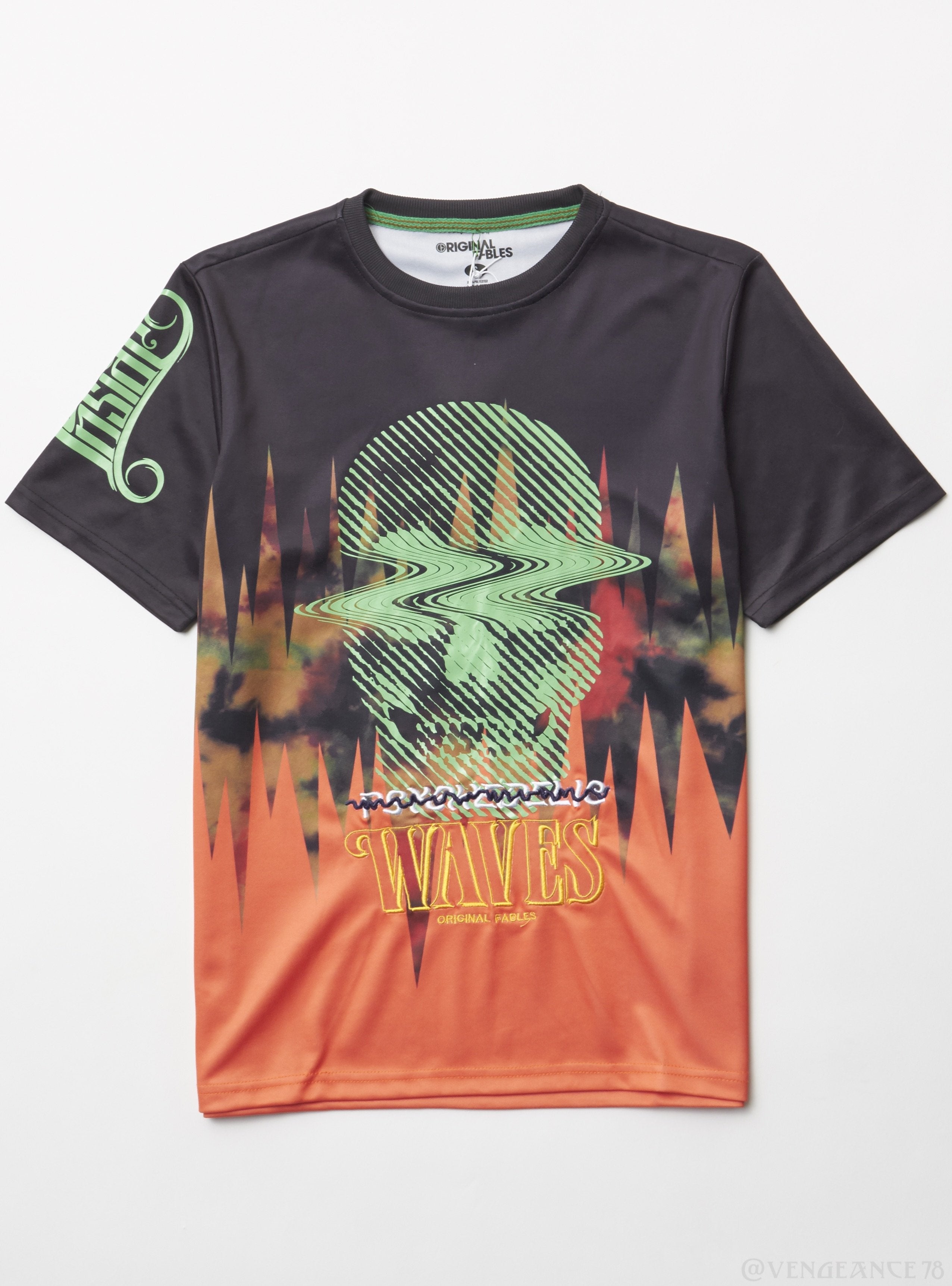 Original Fables T-Shirt - Waves - Black - T913