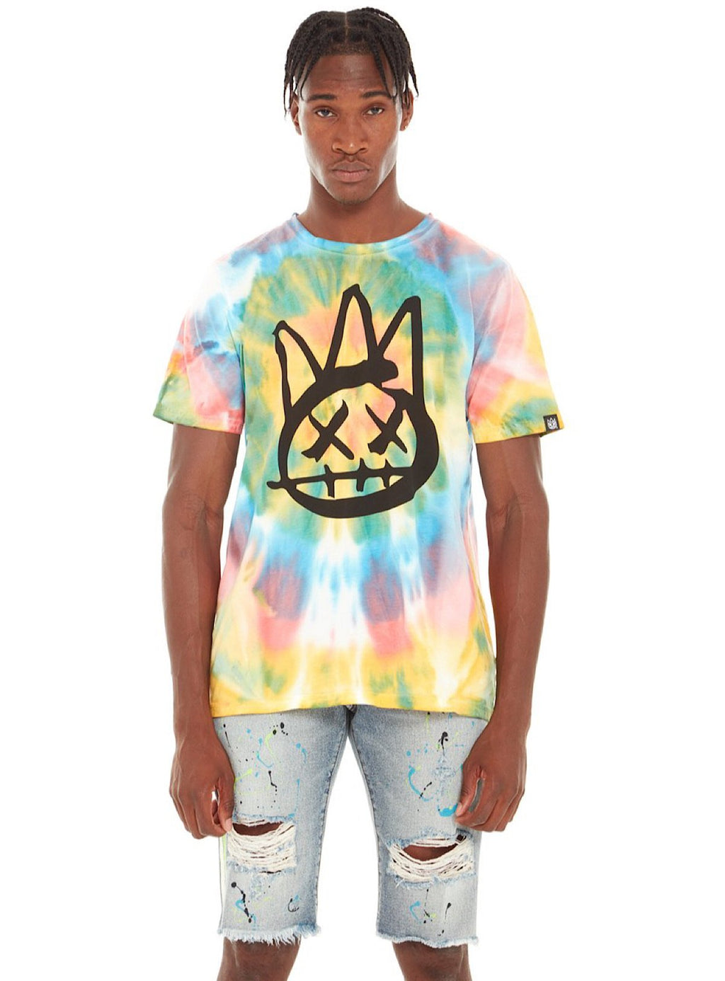 Cult Of Individuality T-Shirt - Shimuchan - Tie Dye Multi - 620A5-VK95A