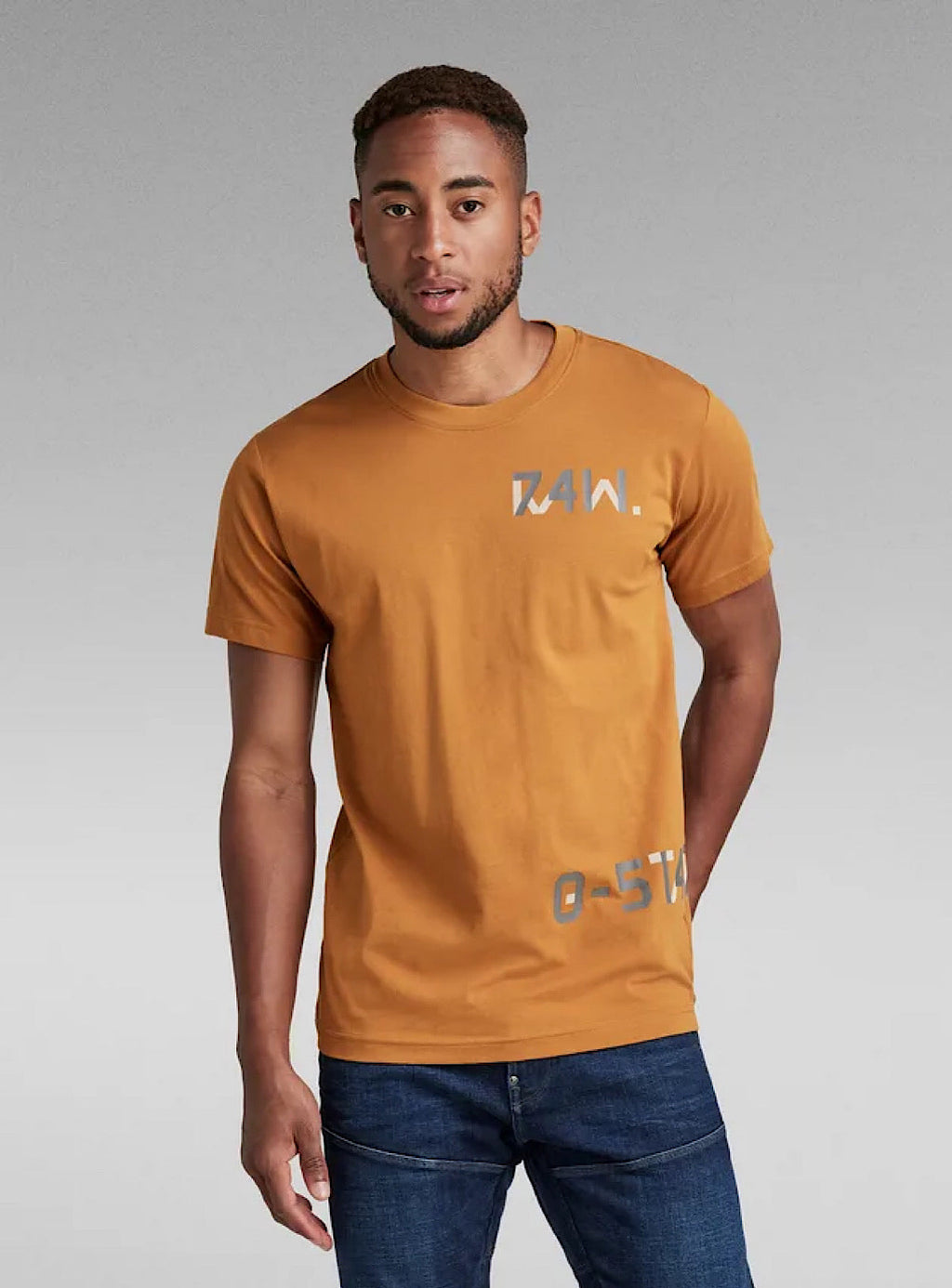 G-Star T-Shirt - Multiple 7411 - Dk Vulcan - D21222