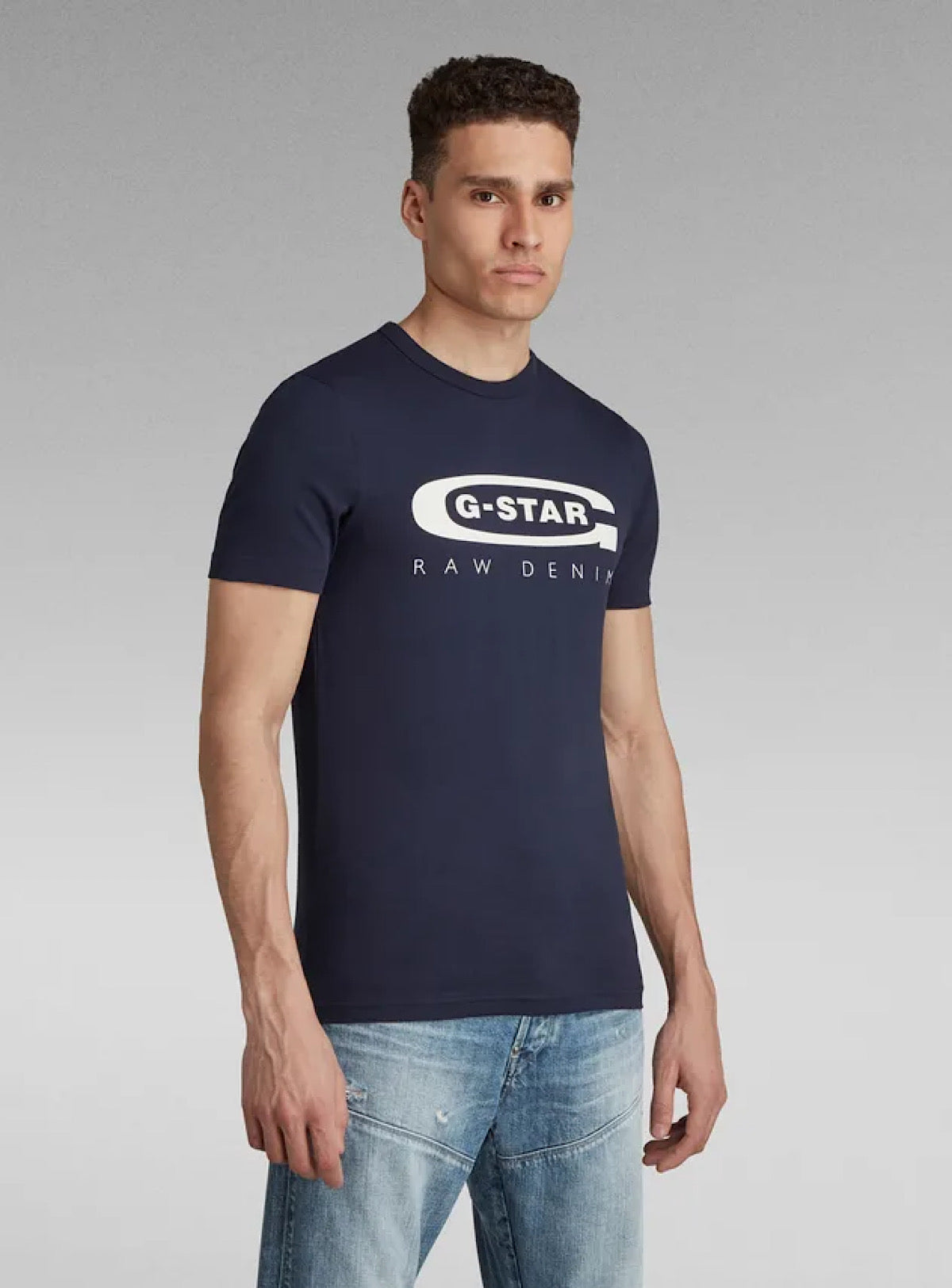 G-Star T-Shirt - Graphic 4 Slim - Sartho Blue - D15104