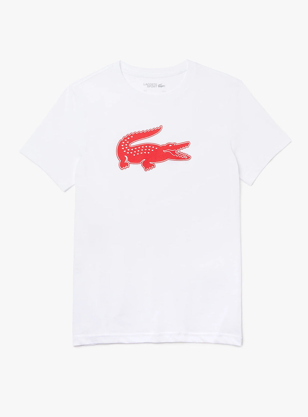 Lacoste T-Shirt - 3D Print Croc - White - TH2042