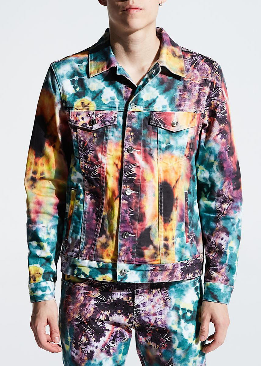 Embellish Jacket - Goff - Rainbow Tie Dye - EMBSP120-202
