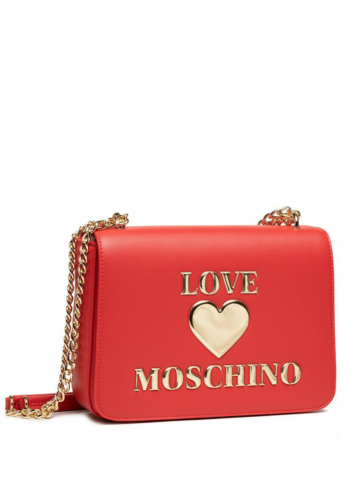 Moschino Bag - Flap Big Logo Chain Large - Red - JC4054PP1SLF0500
