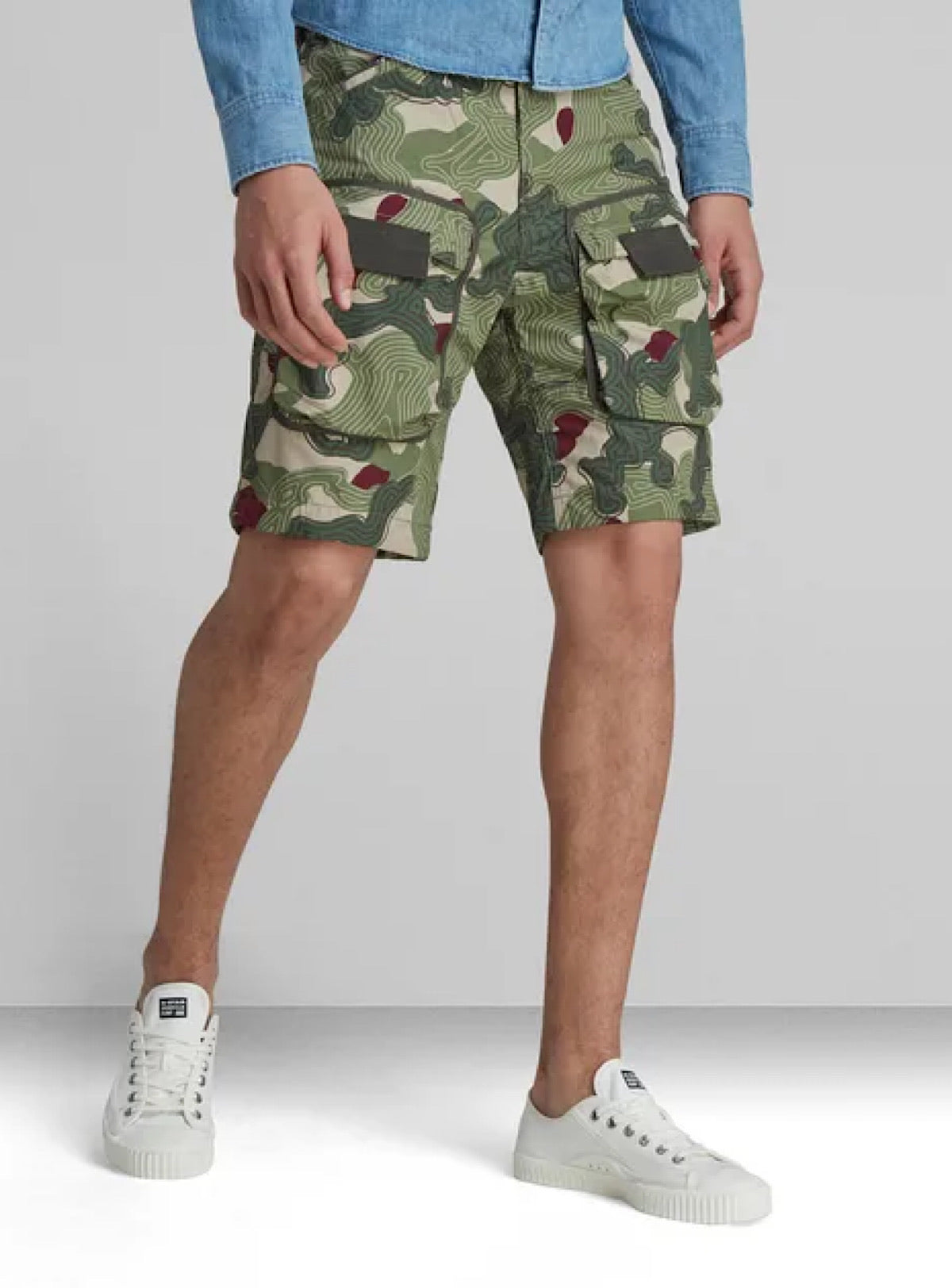 G-Star Shorts - 3D Cargo Artwork - Hatton Contour Camo - D20012