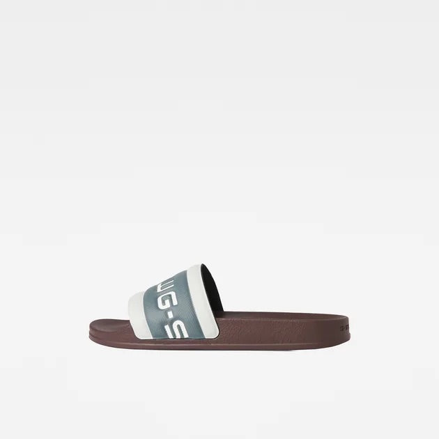 G-Star Slides - Cart - Dark Plum And Light Building - D14080