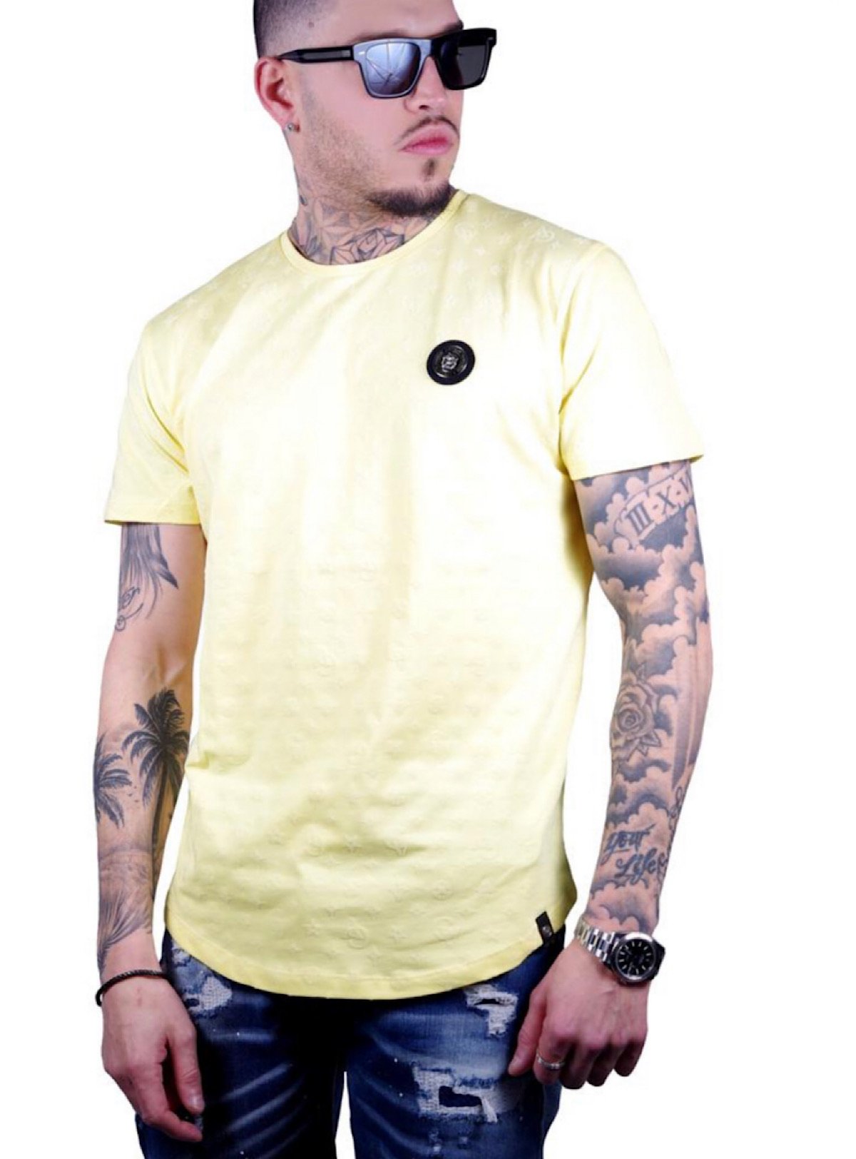 George V T-Shirt - Signs - Yellow - GV-2023