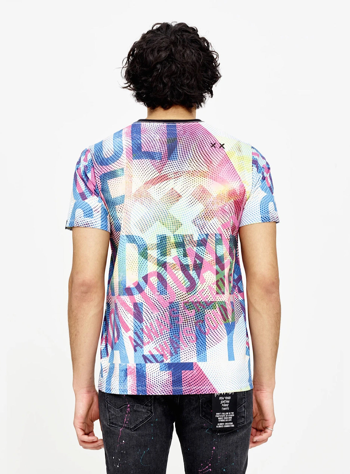 Cult of Individuality T-Shirt - Paradise - Multi - 621B7-K35