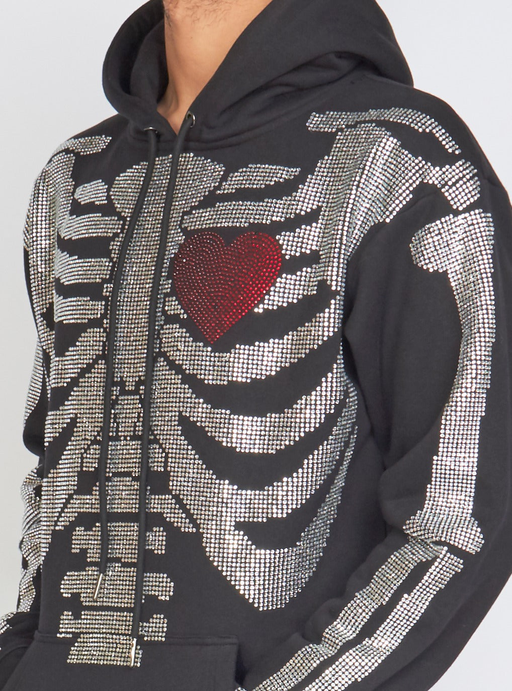 Politics Hoodie - Skeleton - Black - SKELH101