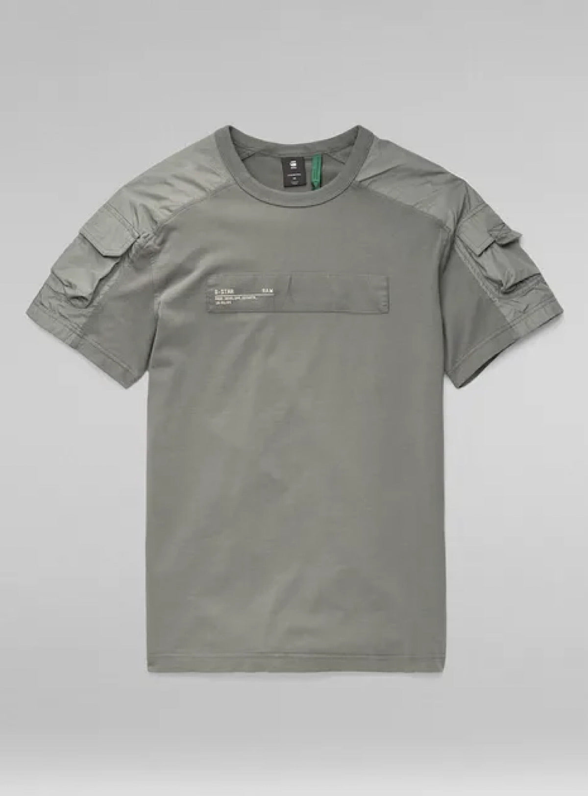 G-Star T-Shirt - Mixed Woven Cargo - GS Grey - D2000