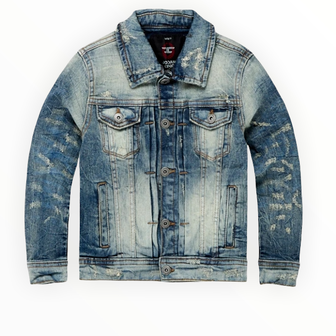 Kids Jordan Craig Jeans Jacket - Hamilton Trucker - Lager - JJ300RK