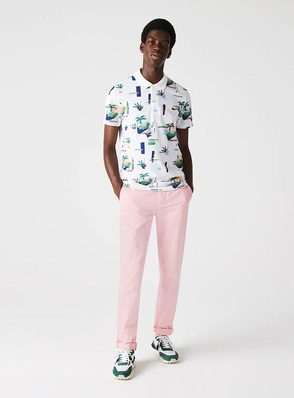 Lacoste T-Shirt - Print Polo - White - PH6481