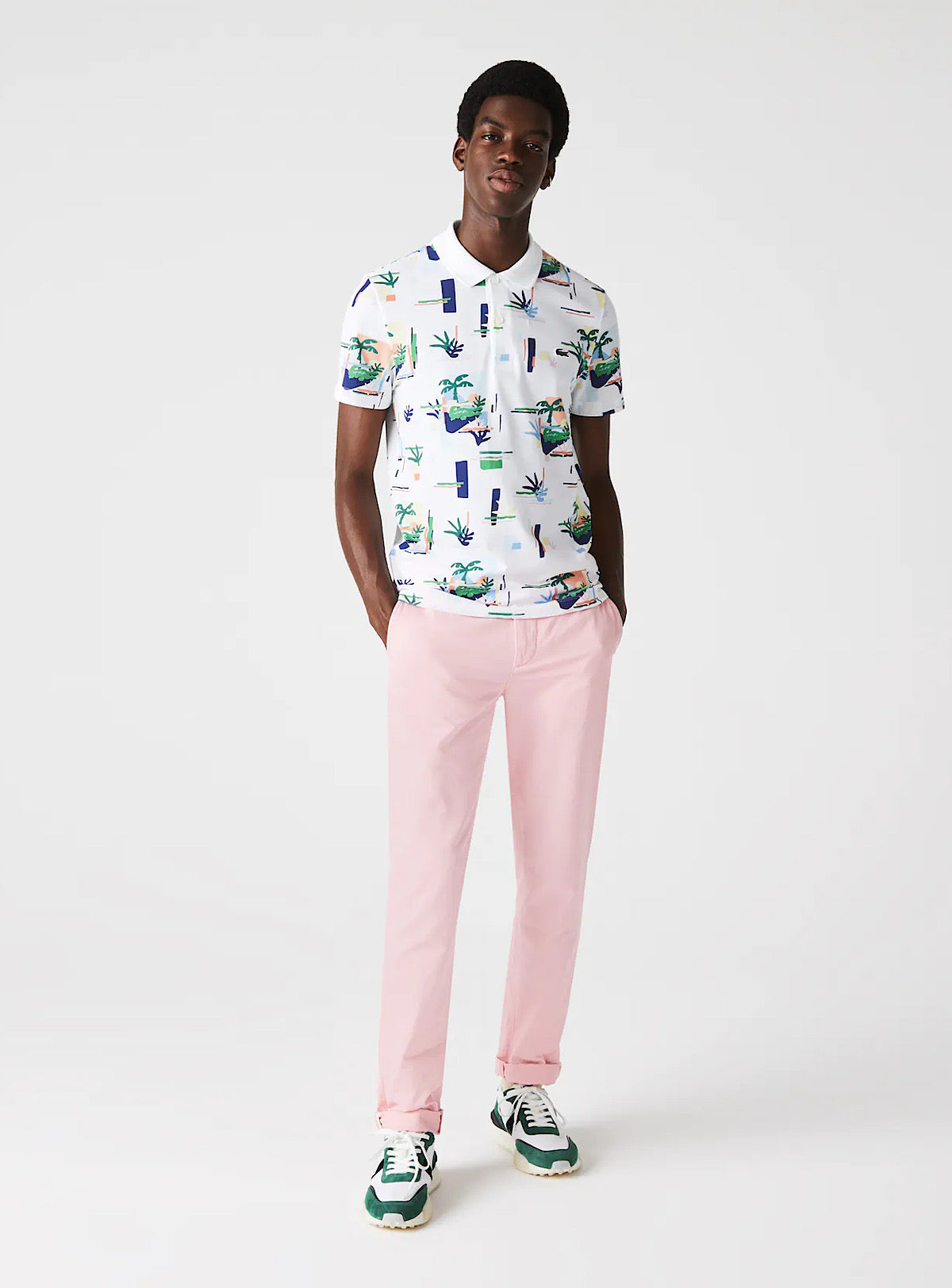 Lacoste T-Shirt - Print Polo - White - PH6481