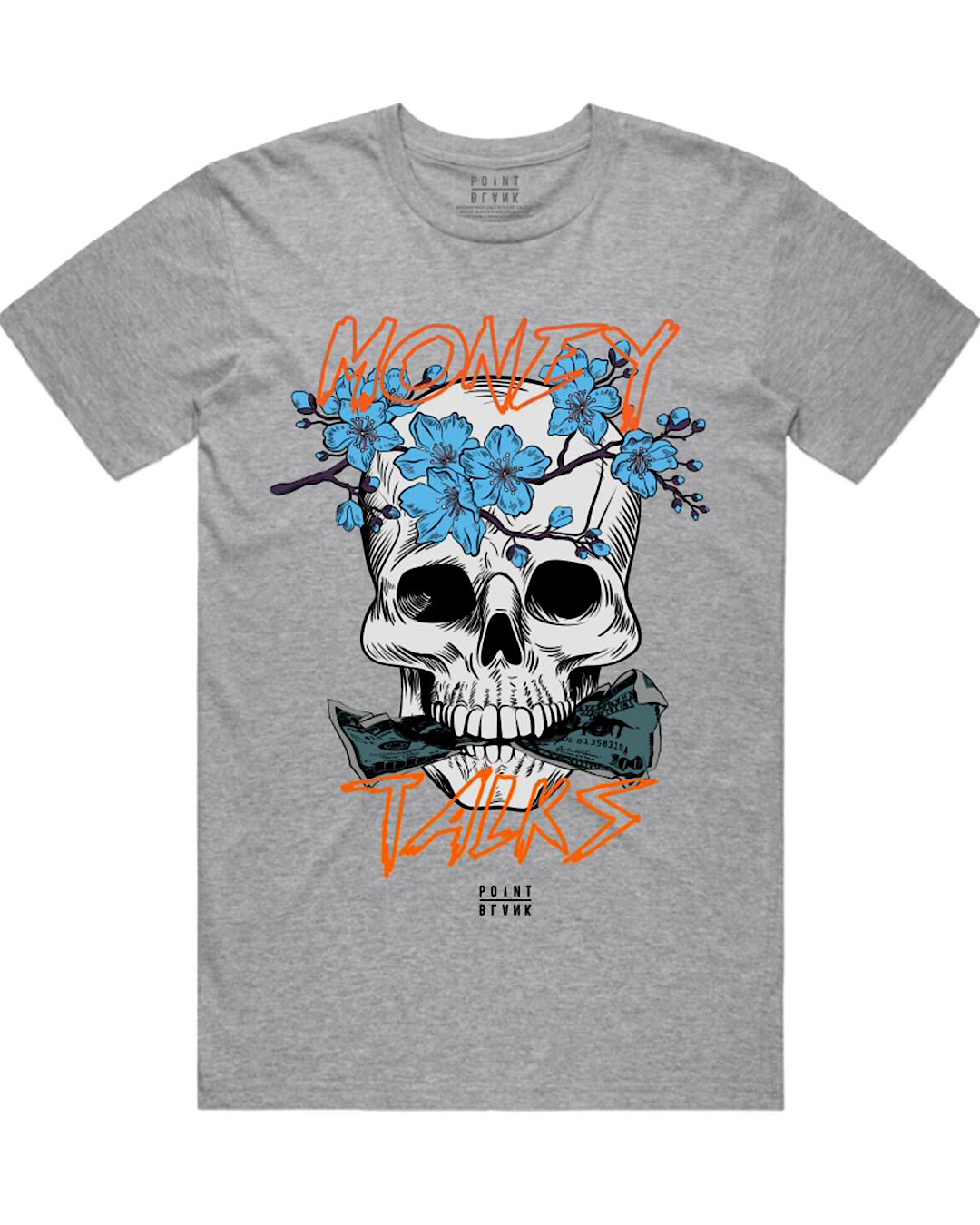 Point Blank T-Shirt - Okane - Heather Grey