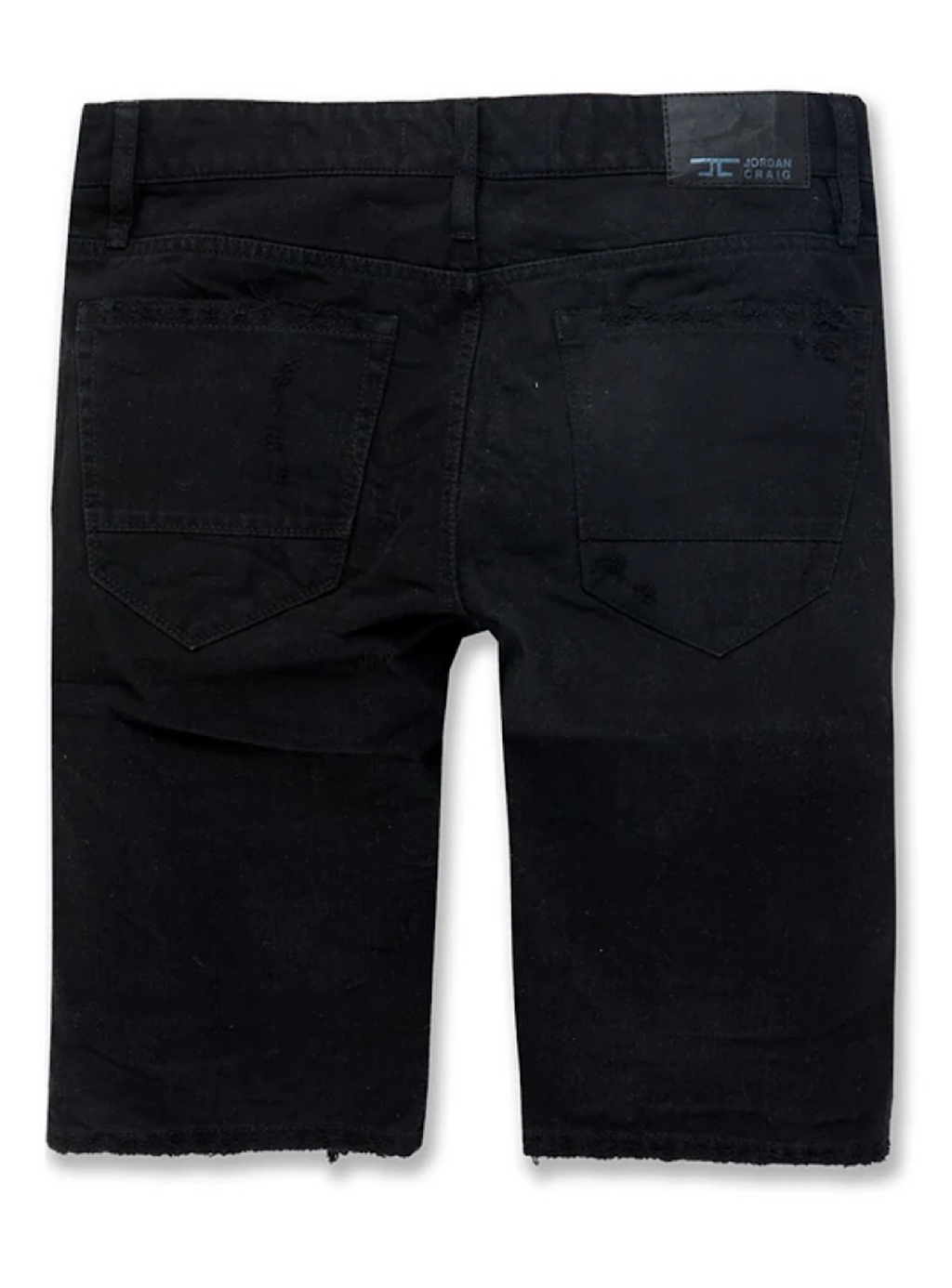 Jordan Craig Shorts - Shredded Denim - Jet Black - J3186SA
