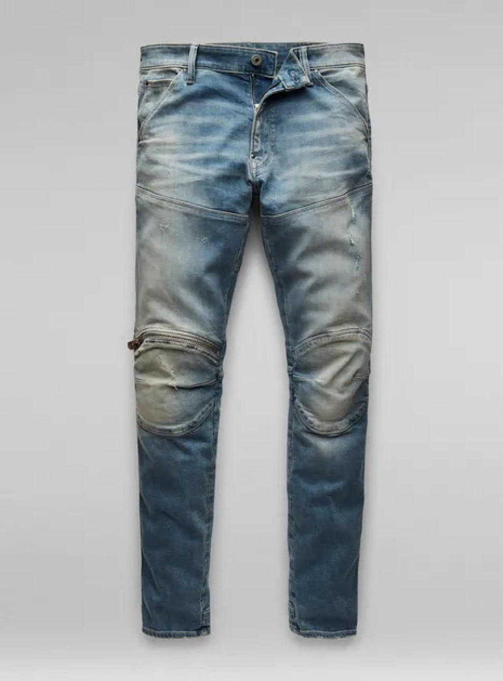 G-Star Jeans - 3D Zip Knee - Antic Faded Monaco Blue - D01252