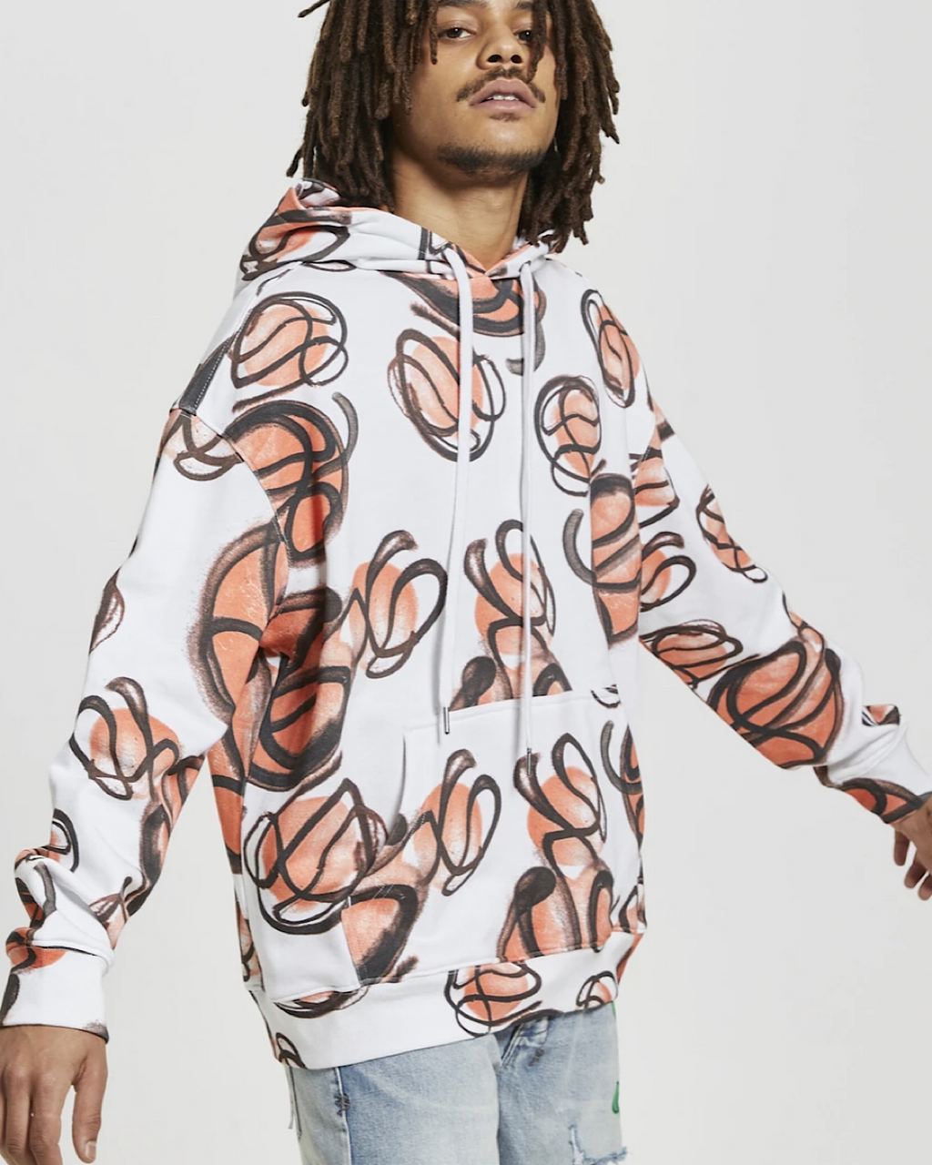 Ksubi Hoodie - Bball Biggie - White - 5000007017