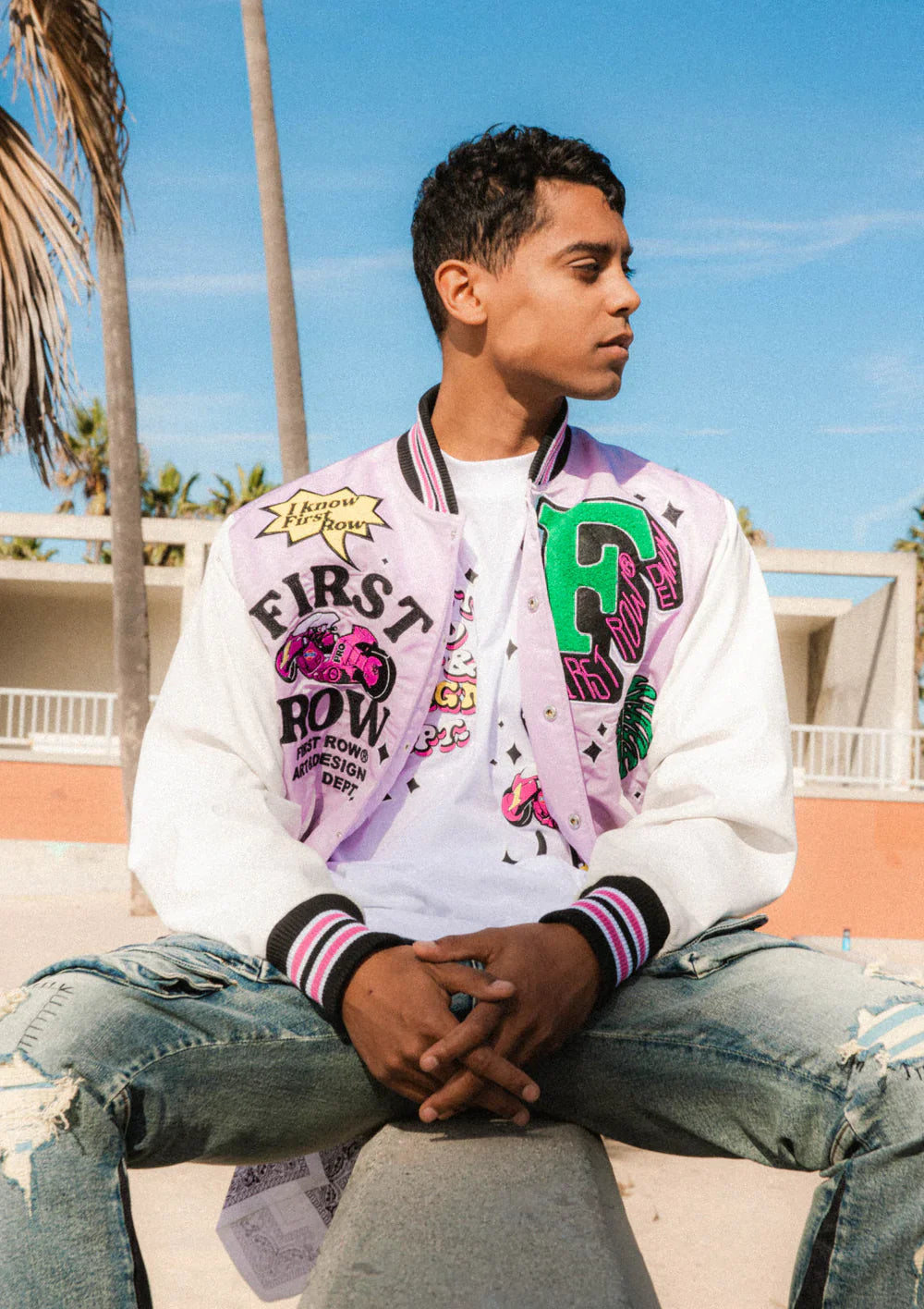 First Row Jacket - Kaneda's Bike - Lavender - FRJ0038