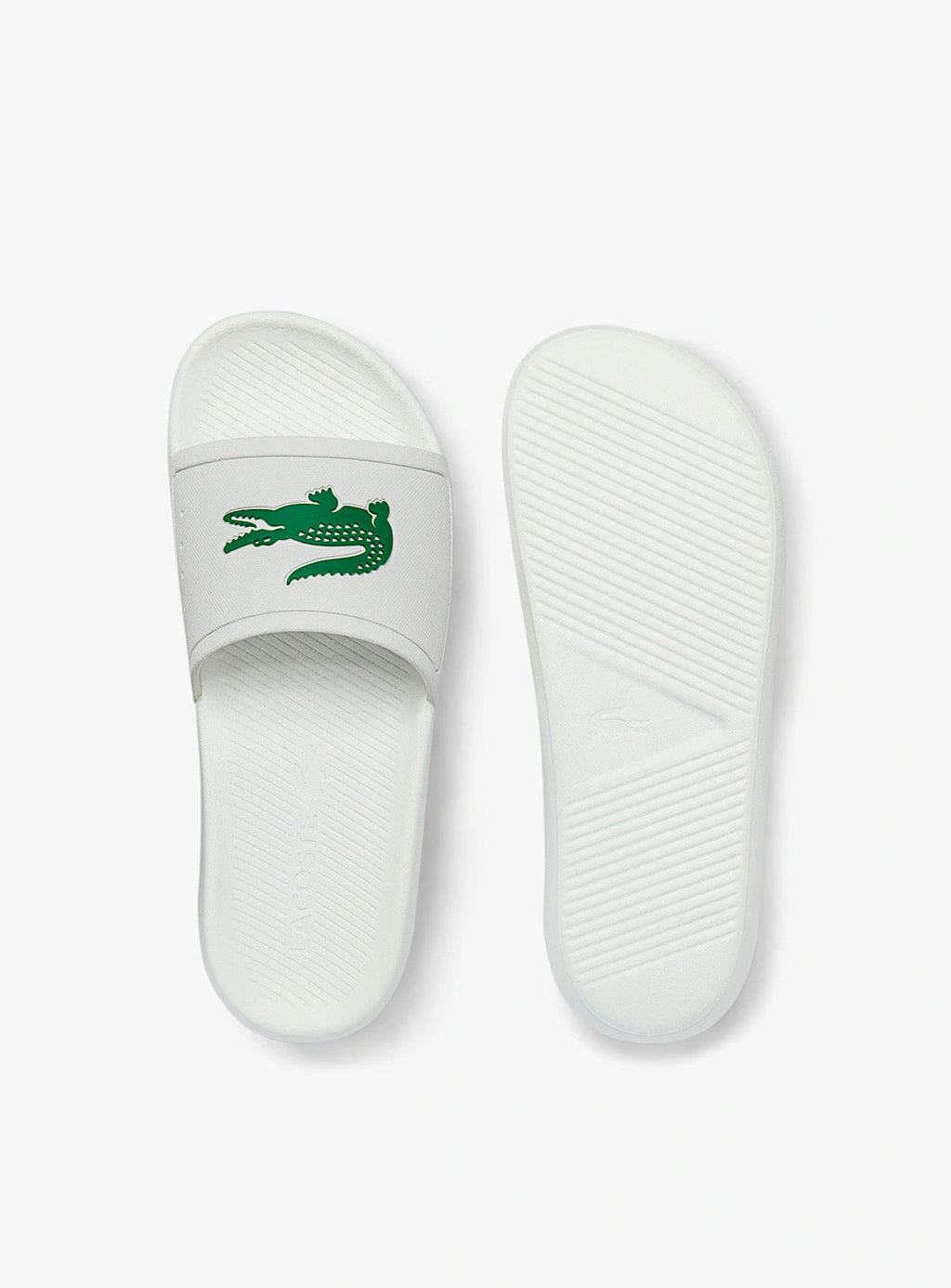 Lacoste Slides - Croco - White - 7-37CMA0018082