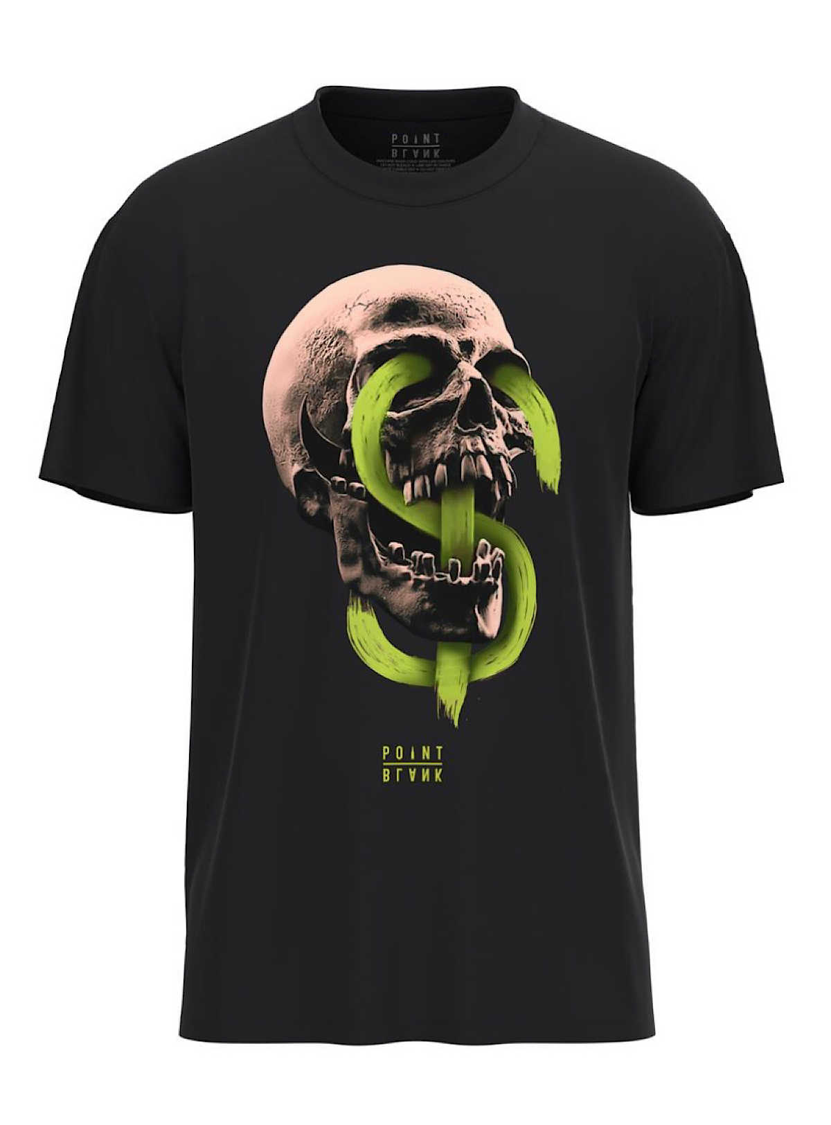 Point Blank T-Shirt - Dollar Skull - Black