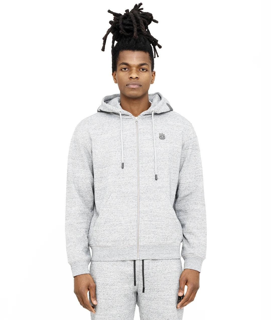 Cult of Individuality Sweatsuit - Zip Logo - Heather Grey - 621B0-ZH22B