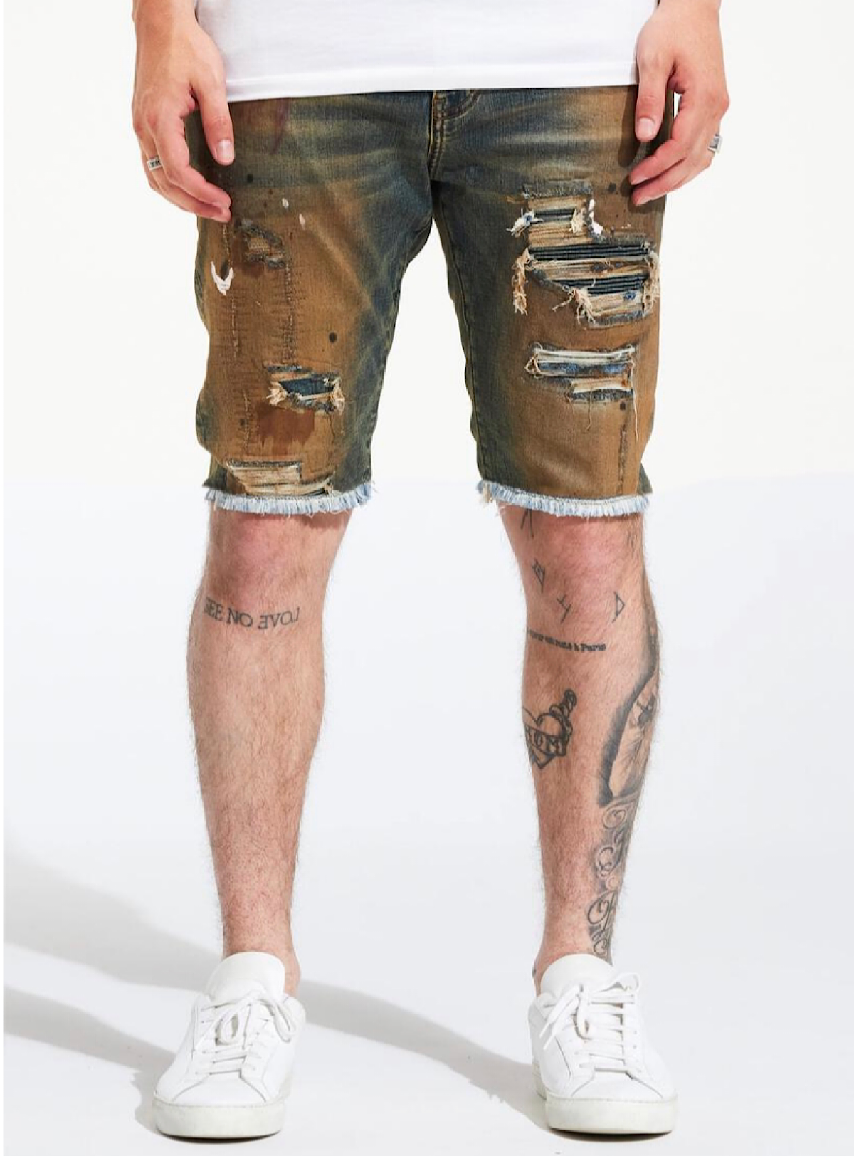 Embellish Shorts - Copper - Rust - EMBSP222-132