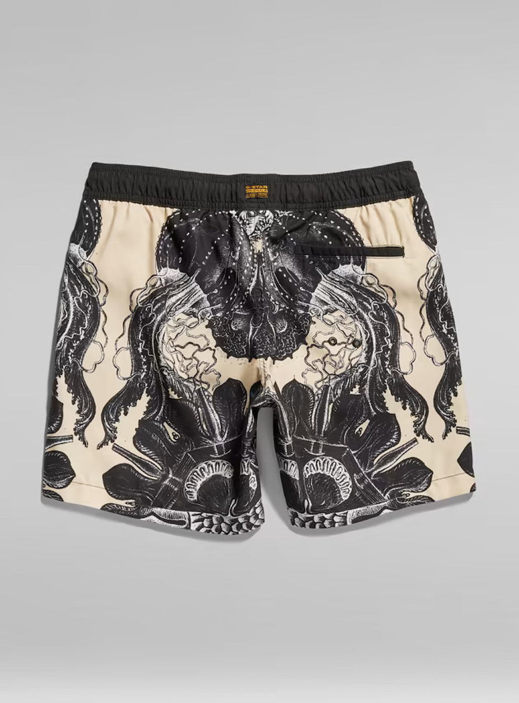 G-Star Swim Trunks - Dirik Jellyfish - Black And Yellow - D22965