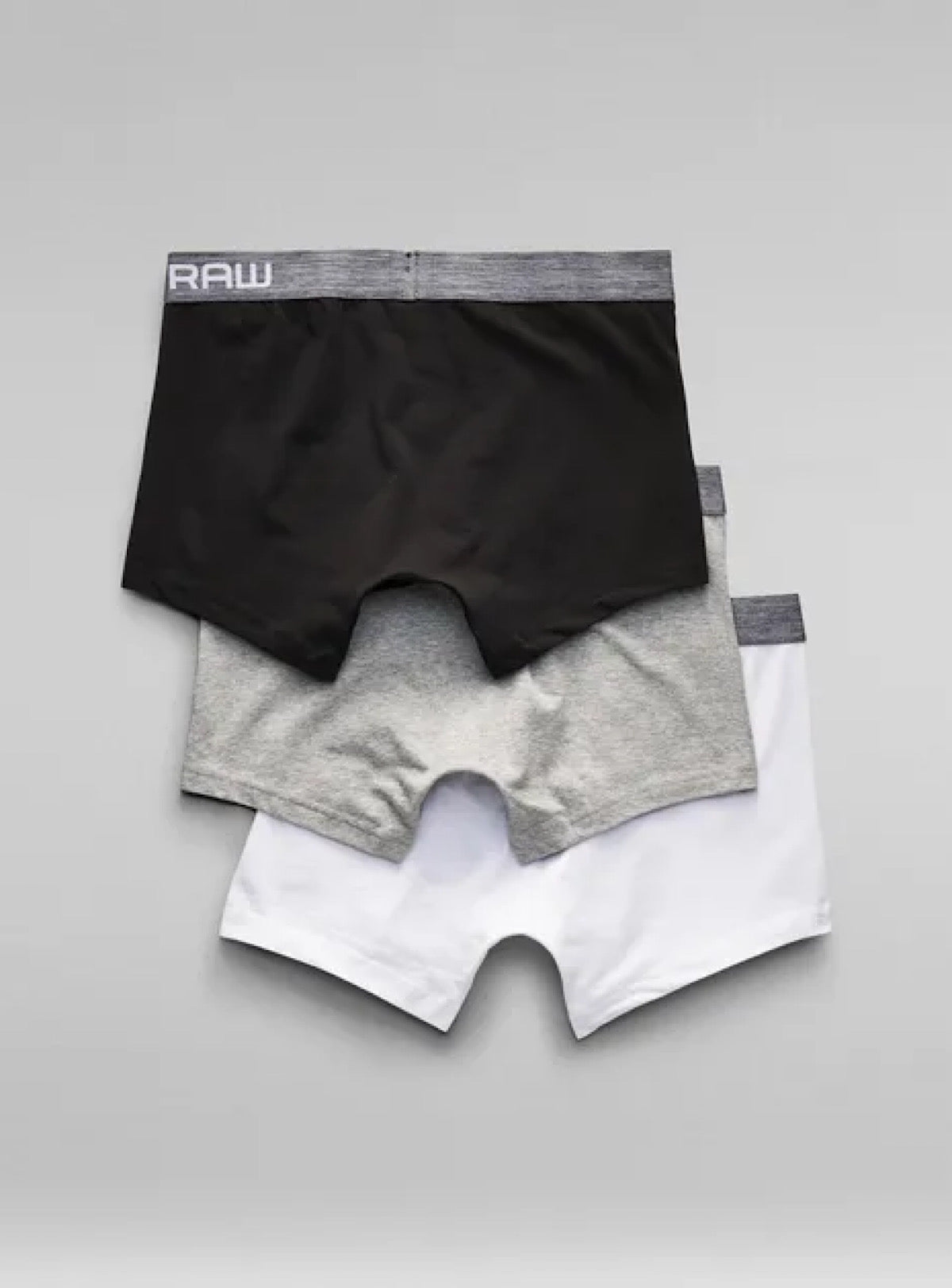 G-Star Underwear - Classic Trunk 3-Pack - Black With Grey And White - D03359