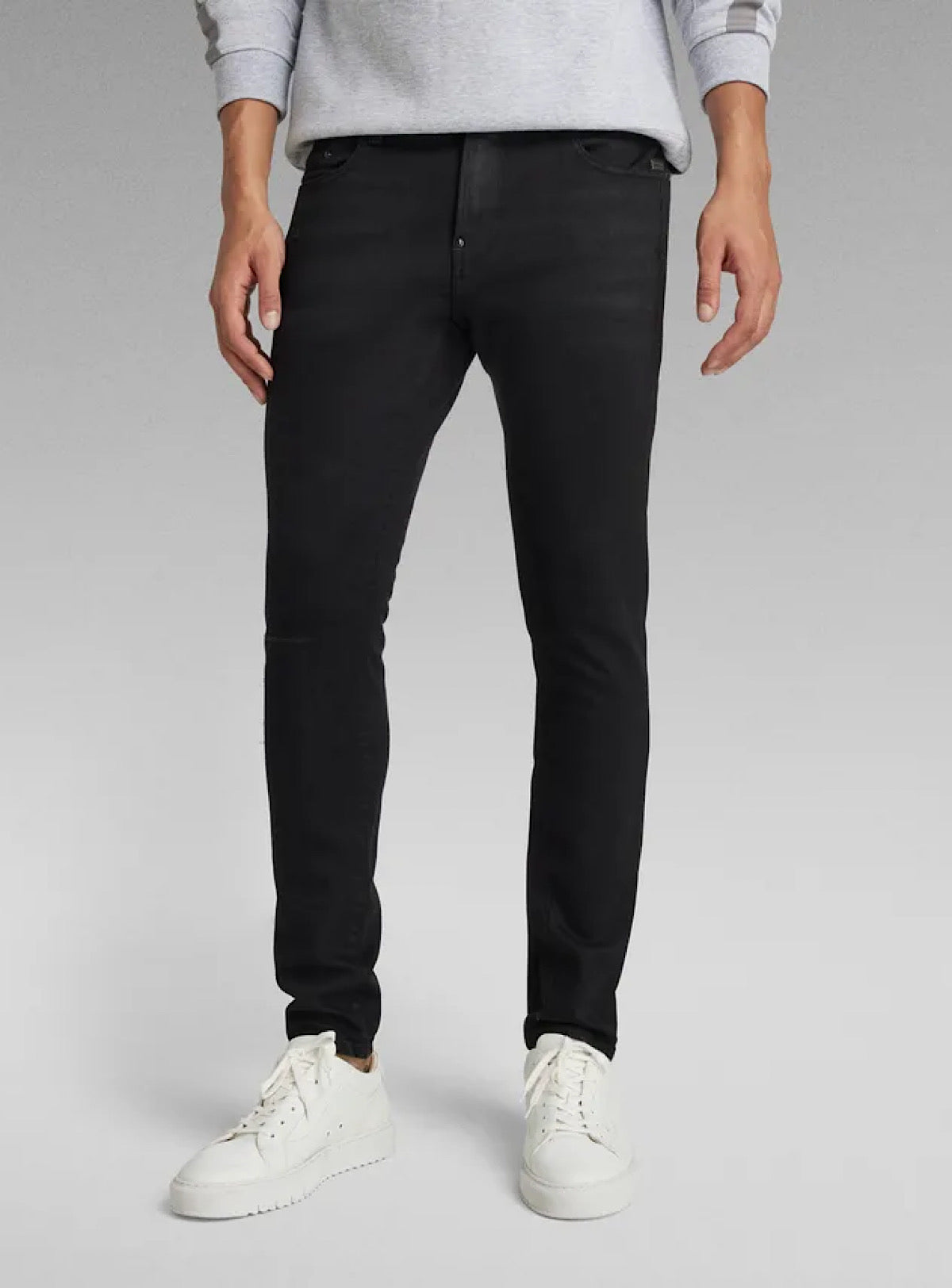 G-Star Jeans - Revend FWD Skinny - Jet Black Scar - D20071