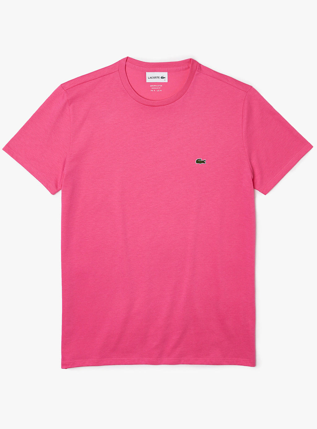 Lacoste T-Shirt - Crewneck Pima Cotton Jersey - Pink-PQS - TH6709